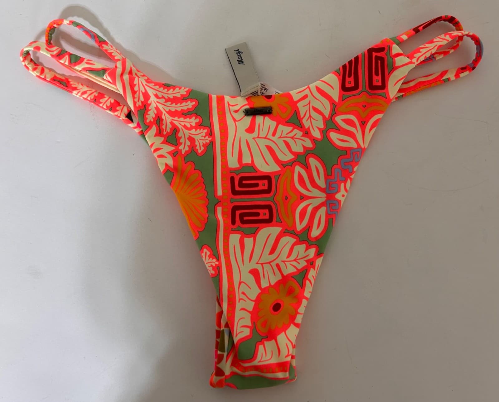 NWOT Maaji Triangle Kaleidescope Splenia Bikini Bottom Swim Size M Geo - Thumbnail 8