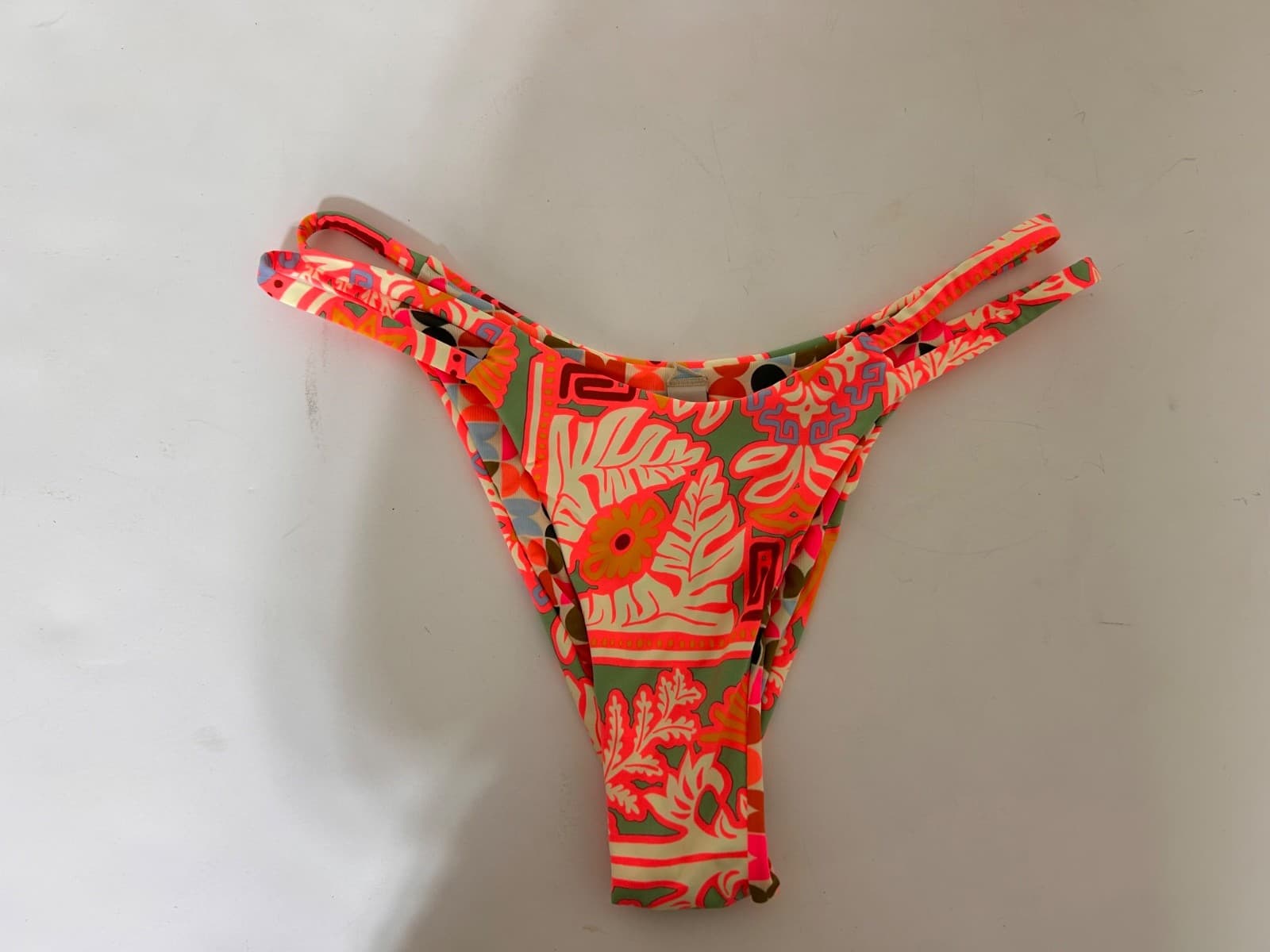 NWOT Maaji Triangle Kaleidescope Splenia Bikini Bottom Swim Size M Geo - Thumbnail 6