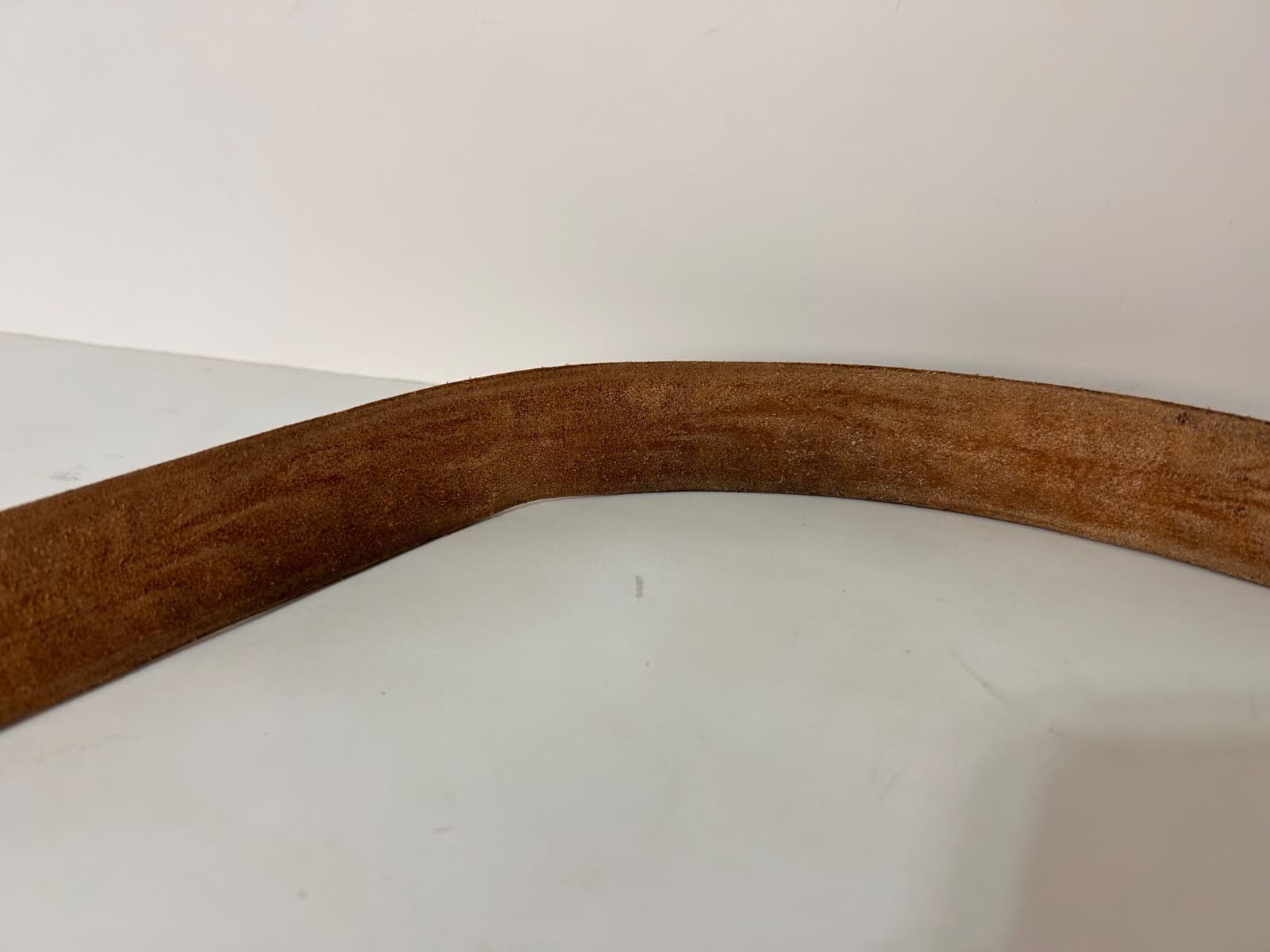 Tool Craft Top Grain Cowhide Leather Carved Tooled Belt Size 40 Brass Buckle - Thumbnail 5