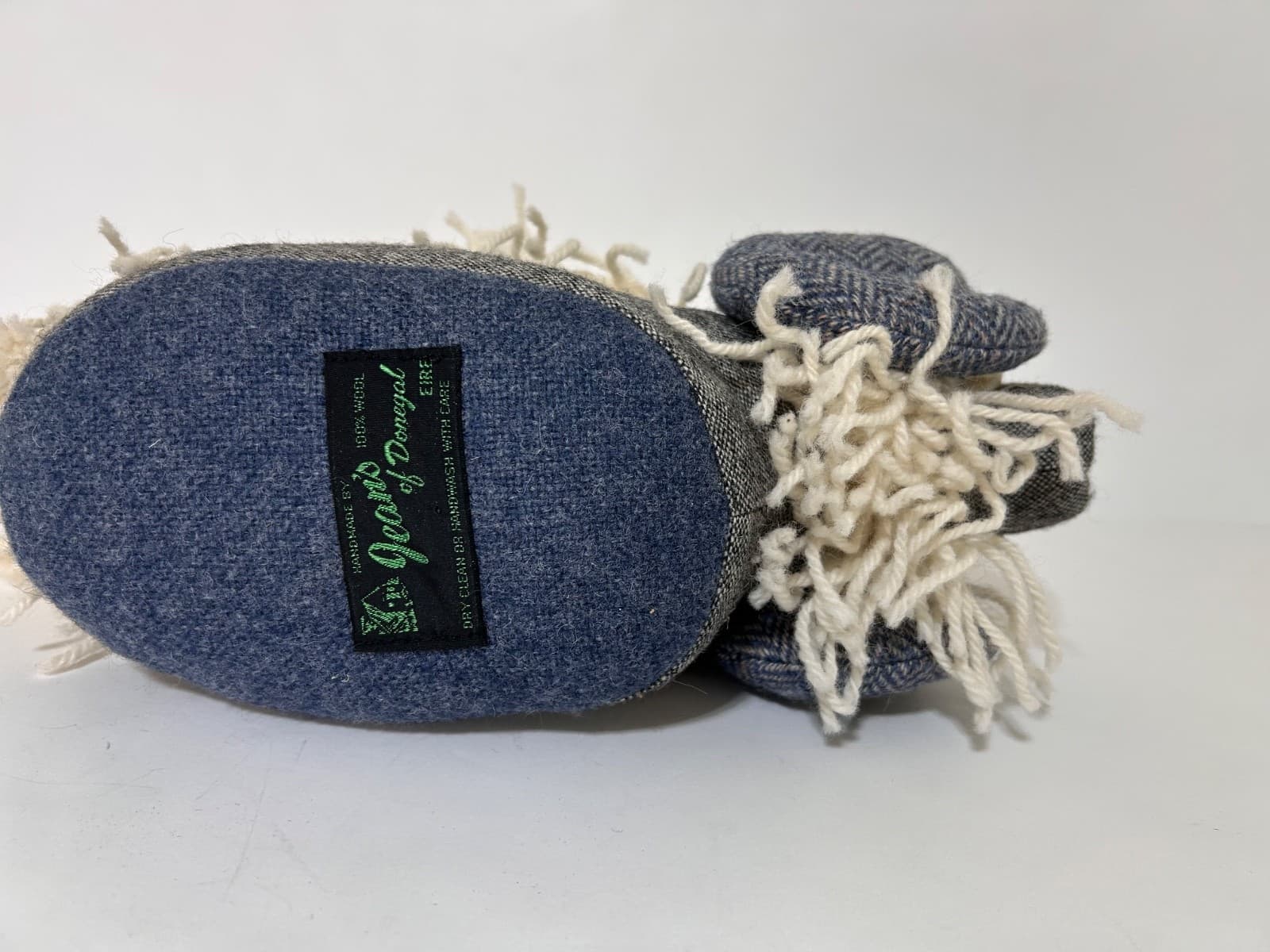 Jeans of Donegal Handmade Tweed Stuffed Ram Sheep Folk Art WOOL Irish Plush - Thumbnail 13