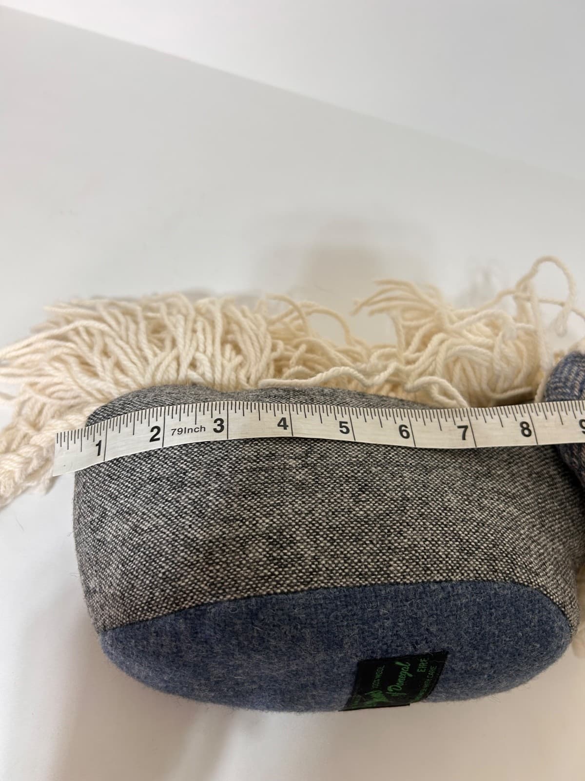 Jeans of Donegal Handmade Tweed Stuffed Ram Sheep Folk Art WOOL Irish Plush - Thumbnail 10