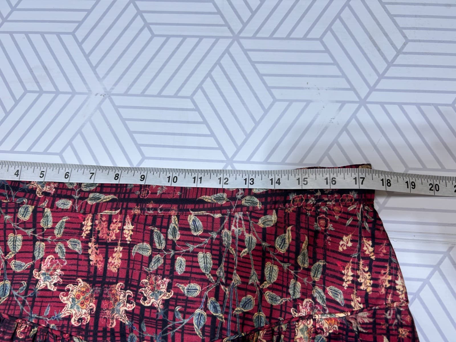 Peruvian Connection Size 14 XL Visc Silk Blend Pockets A Line Skirt Gorgeous c - Thumbnail 8