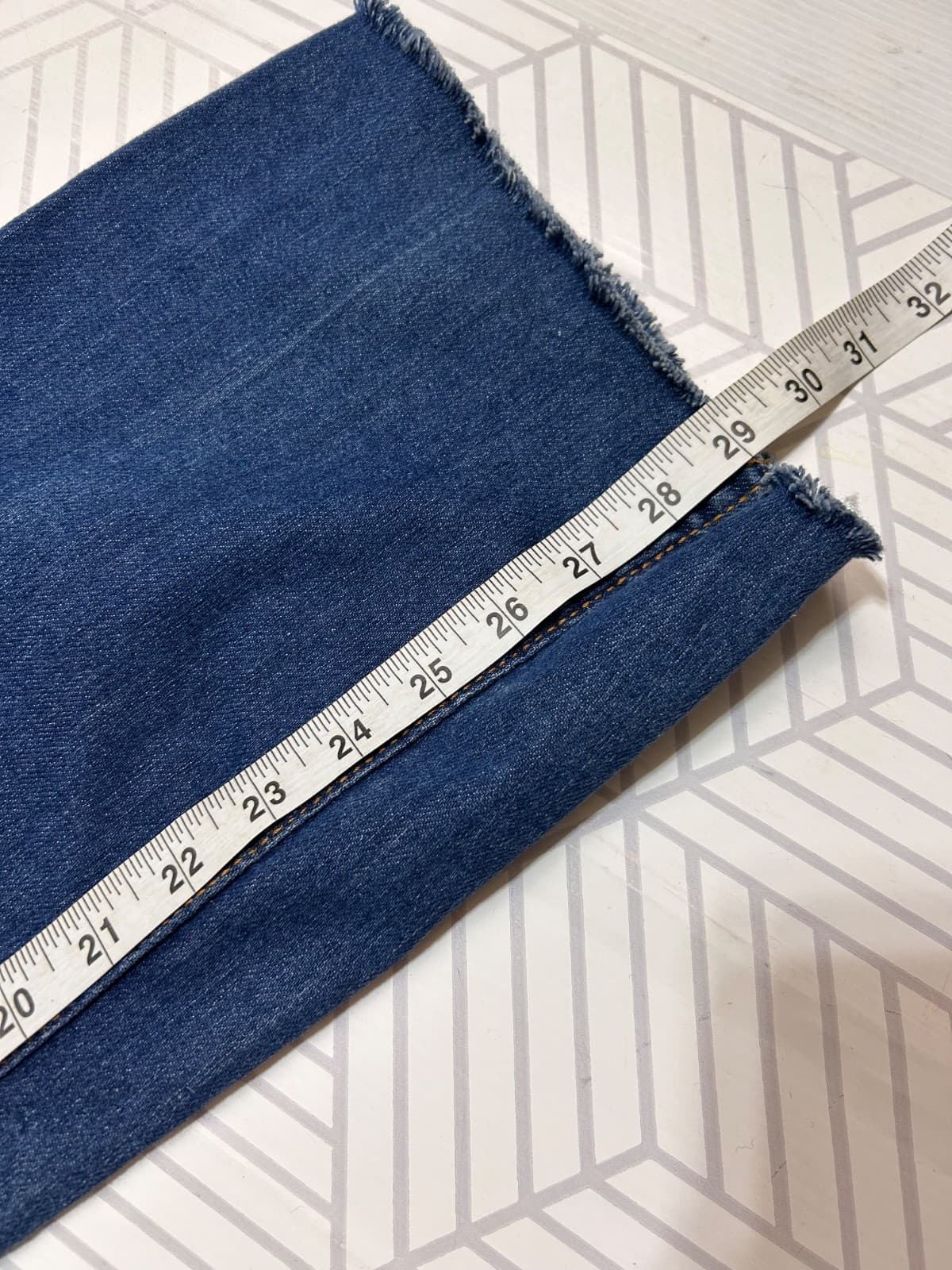 Vtg Levis Jeans Mens Straight Flare Movin On 32X29 Blue Orange Tab 70s USA Denim - Thumbnail 6