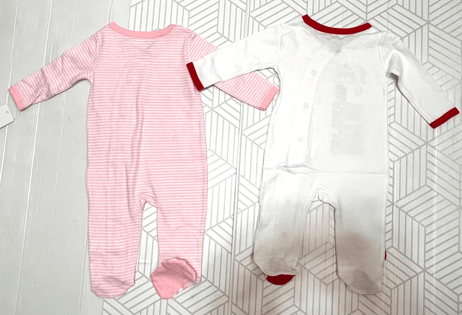 NWT Portland Trailblazers NBA Baby Girl Bodysuits Size 6 Months Set 2 PJ Pink j - Thumbnail 5