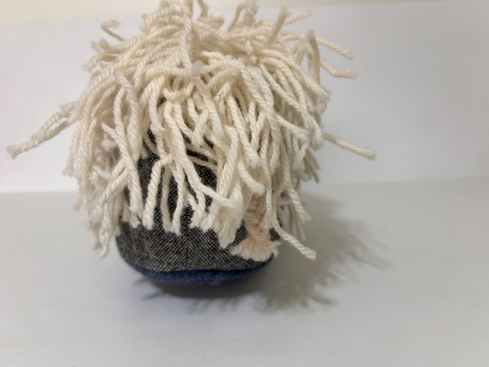 Jeans of Donegal Handmade Tweed Stuffed Ram Sheep Folk Art WOOL Irish Plush - Thumbnail 14