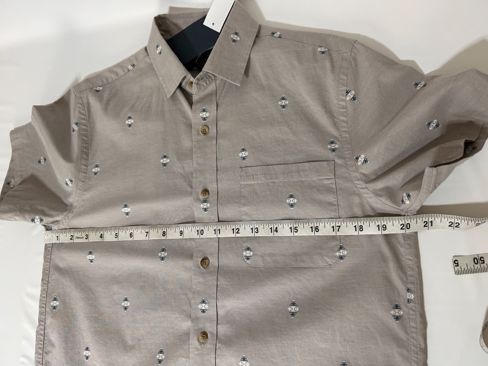 NWT Pendleton Mens Size S Short Sleeve Carson Gray Western Button Up Shirt x - Thumbnail 11