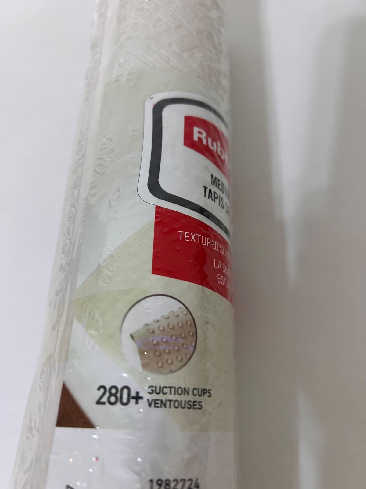 Rubbermaid 1982724 Medium Bath Mat 22.5" L 14" Wide Off White - Thumbnail 3