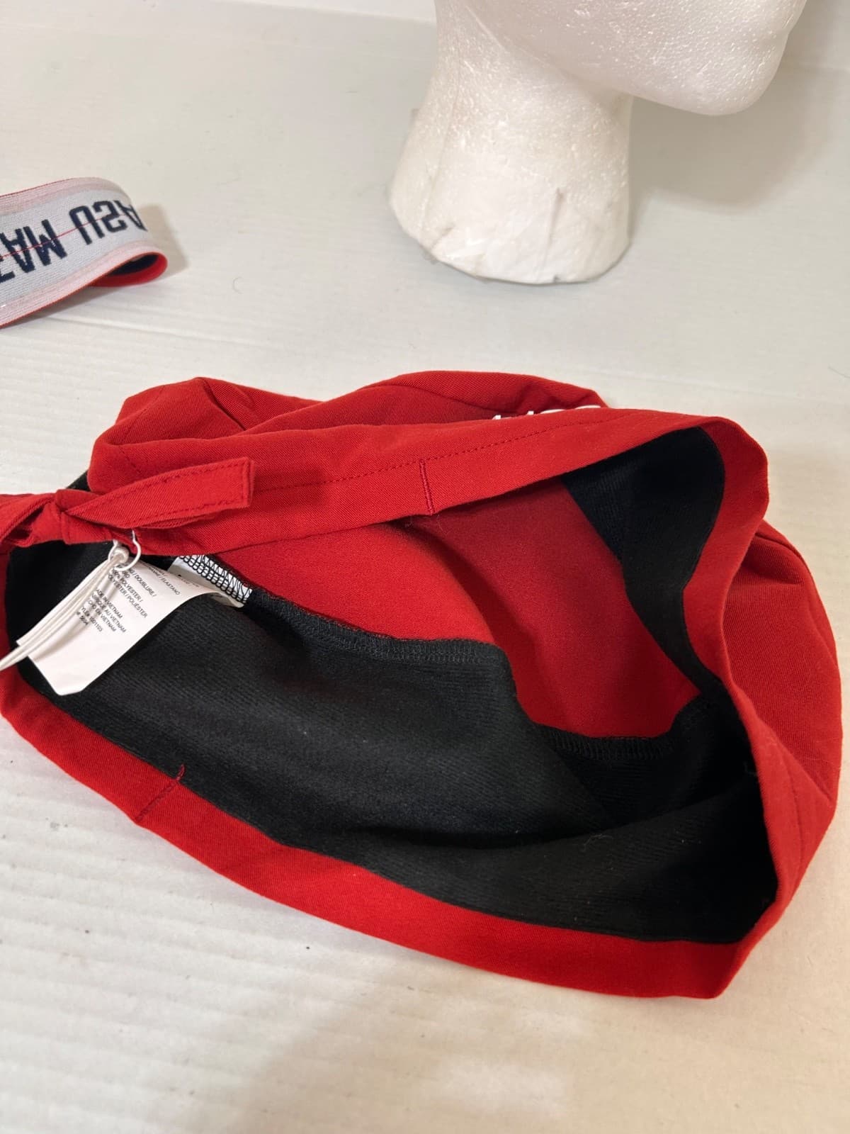 NWT FIGS Team USA Medical Team Red Scrub Surgical Cap Head Band Limited Edition - Thumbnail 4