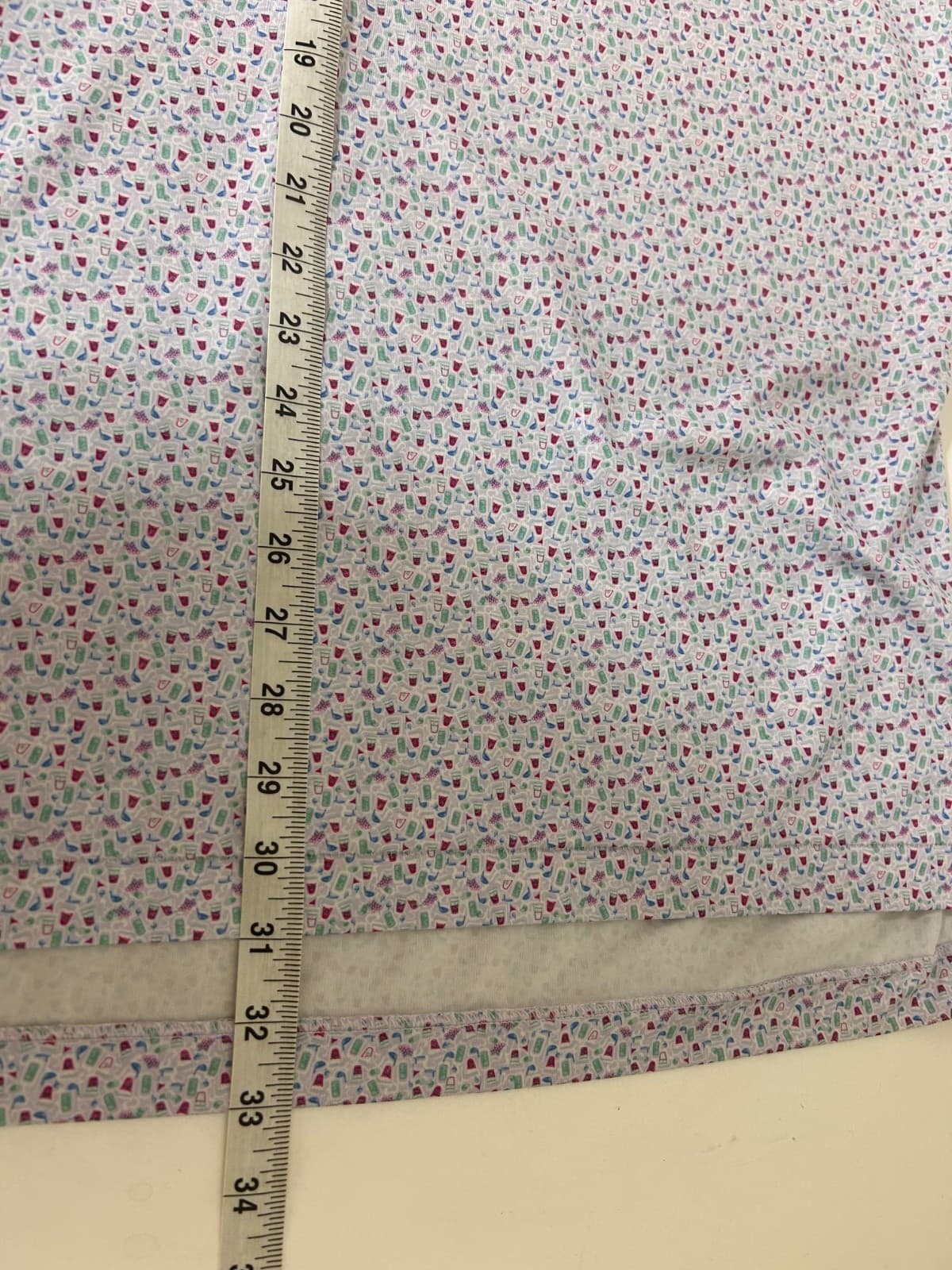 Peter Millar Size L Golf Dazed & Transfused Performance Polo Summer Shirt Wine g - Thumbnail 10