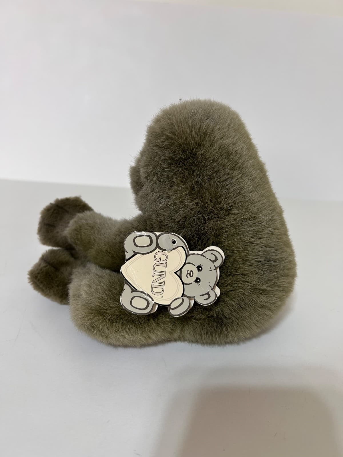 Vintage Gund Frog Ribbit Plush Green with Sound Croaker Stuffed Animal Tags - Thumbnail 4