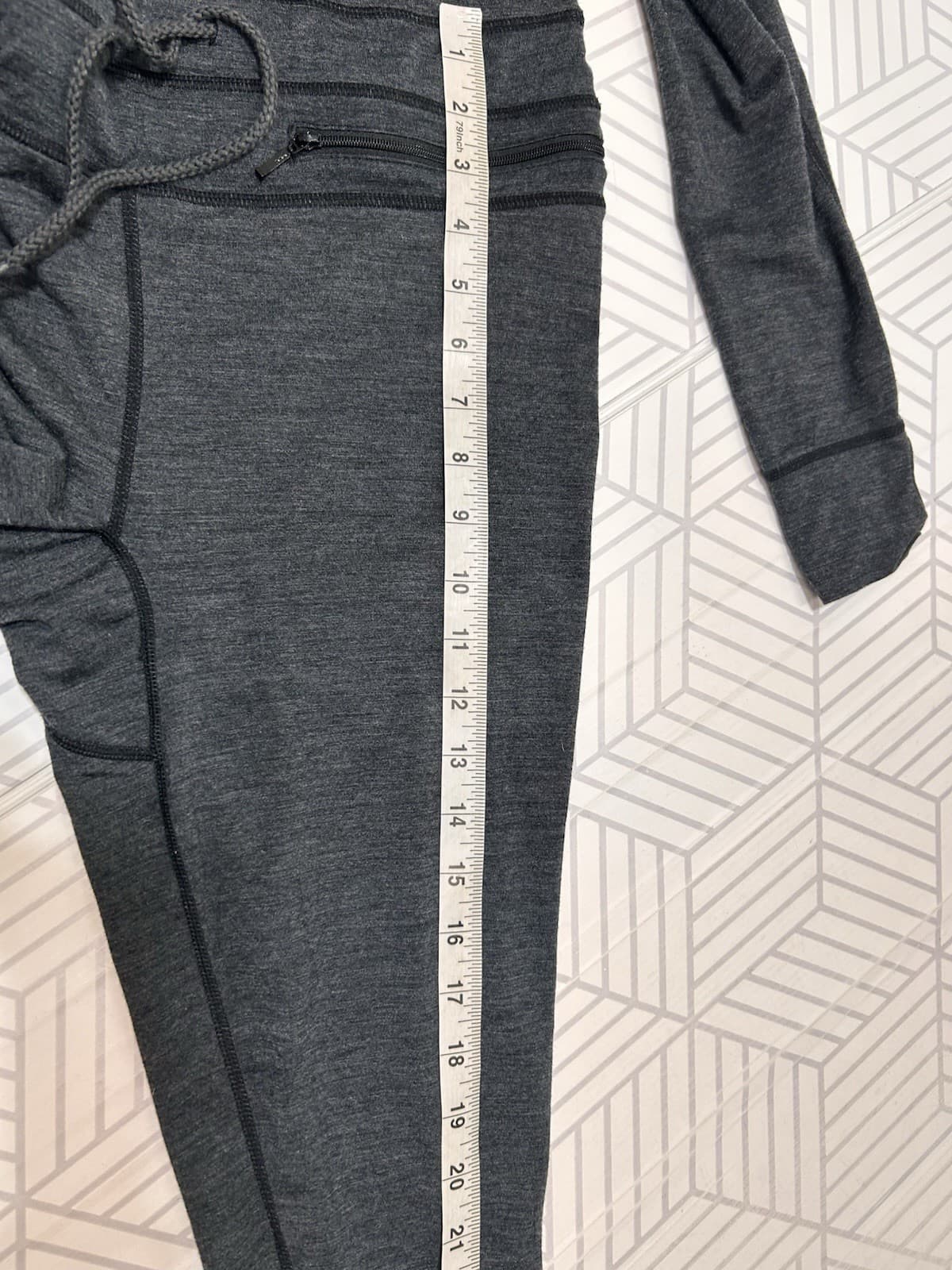 NWOT Airblaster Merino Ninja Suit Women's size M Bodysuit Heather Black Gray d - Thumbnail 12