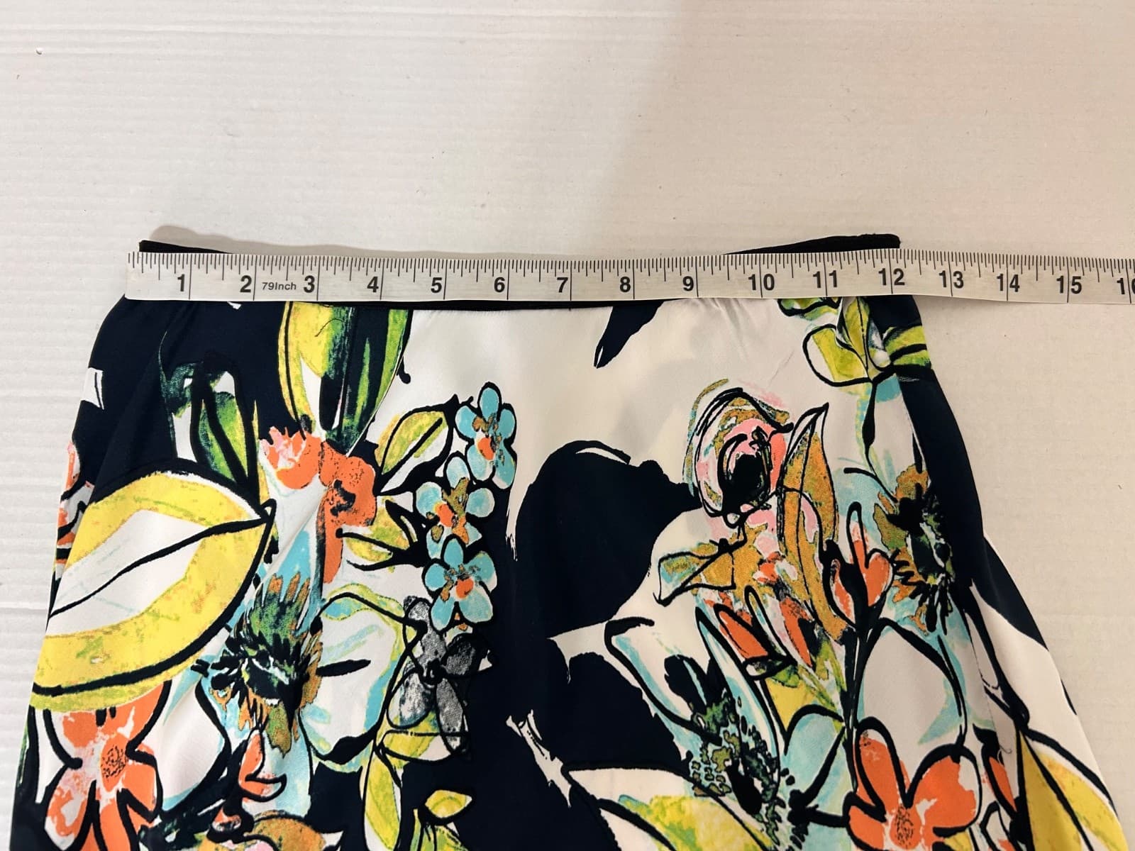 Vintage Loco Lindo Skirt Women's Size M Floral Rayon Black A-Line 90s x - Thumbnail 5