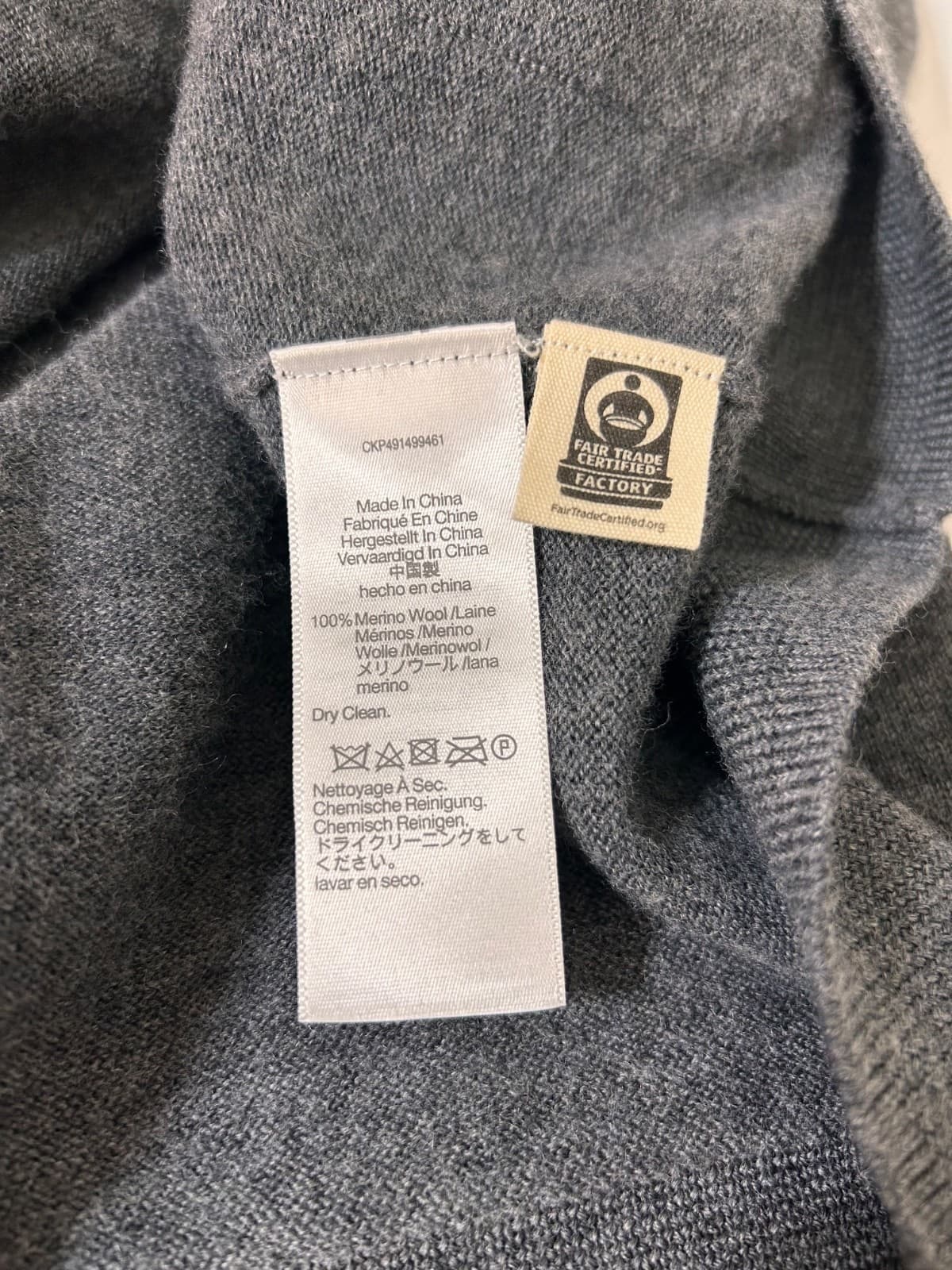 Madewell Women's size XL Merino Wool Boyfriend Airport Cardigan Sweater v - Thumbnail 6