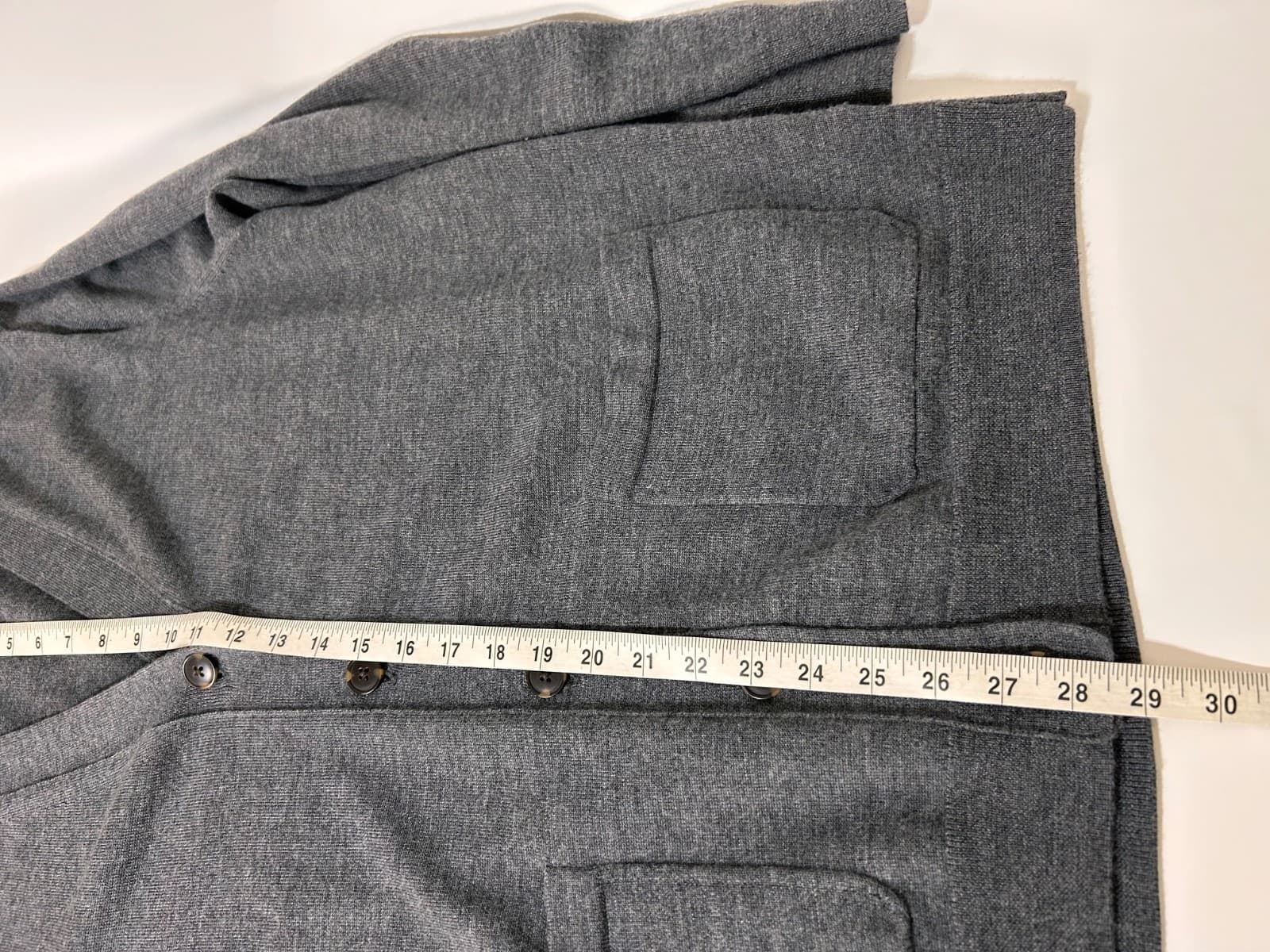 Madewell Women's size XL Merino Wool Boyfriend Airport Cardigan Sweater v - Thumbnail 7