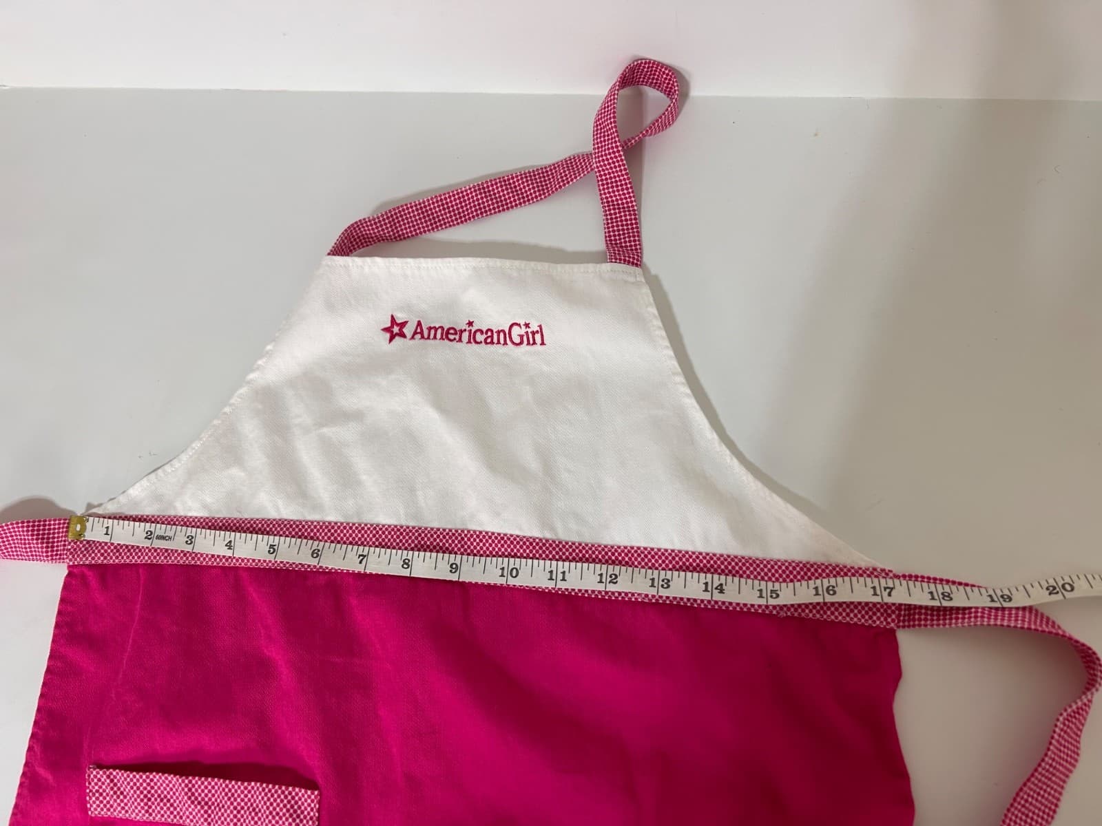 American Girl Williams-Sonoma Girls One Sz Apron 2015 Retired Grace Baking n - Thumbnail 5