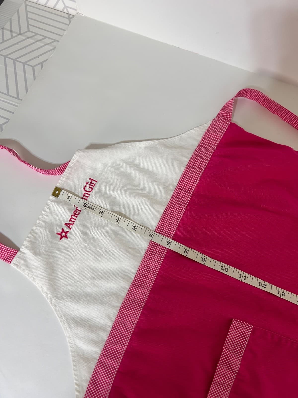American Girl Williams-Sonoma Girls One Sz Apron 2015 Retired Grace Baking n - Thumbnail 3