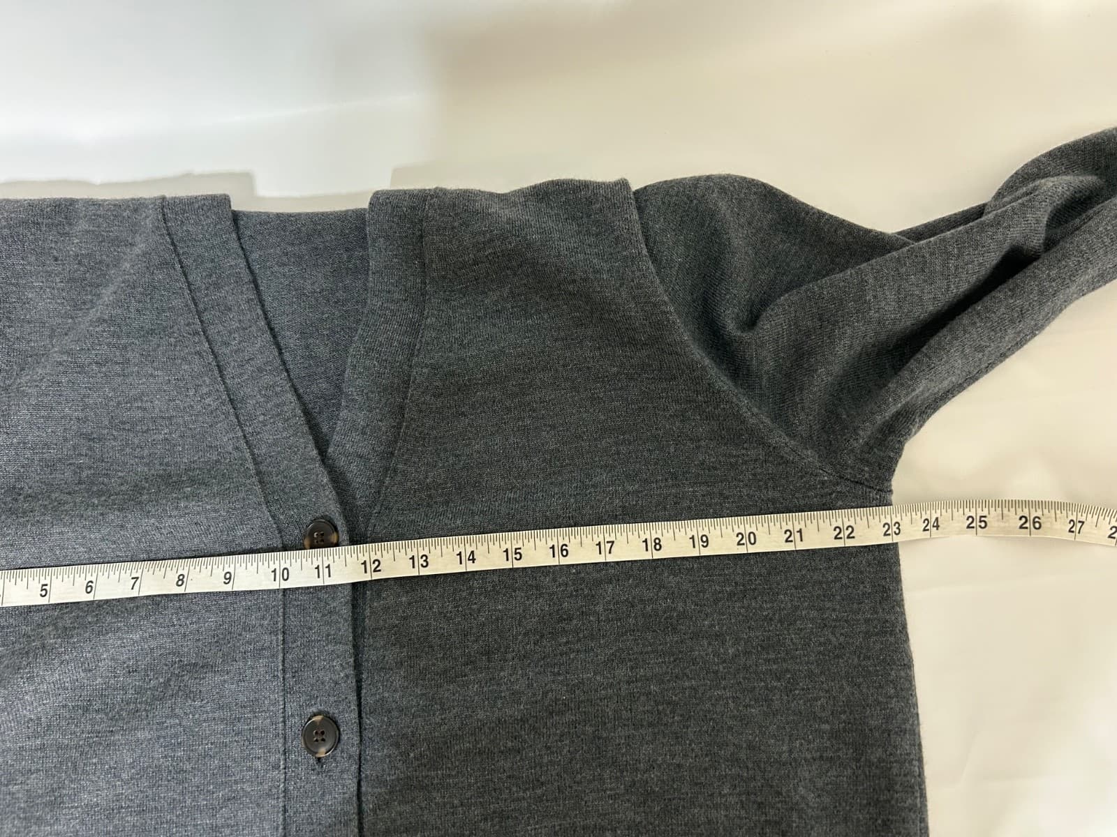 Madewell Women's size XL Merino Wool Boyfriend Airport Cardigan Sweater v - Thumbnail 8