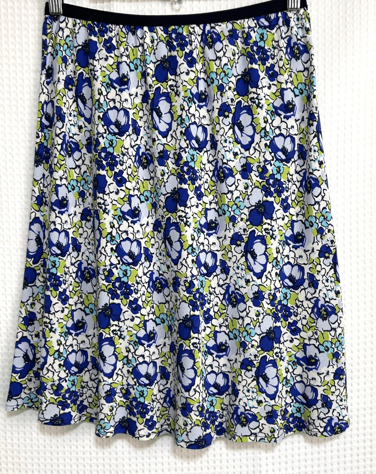 Vintage Loco Lindo Skirt Women's Size Large USA Floral Rayon A-Line 90s x - Thumbnail 2