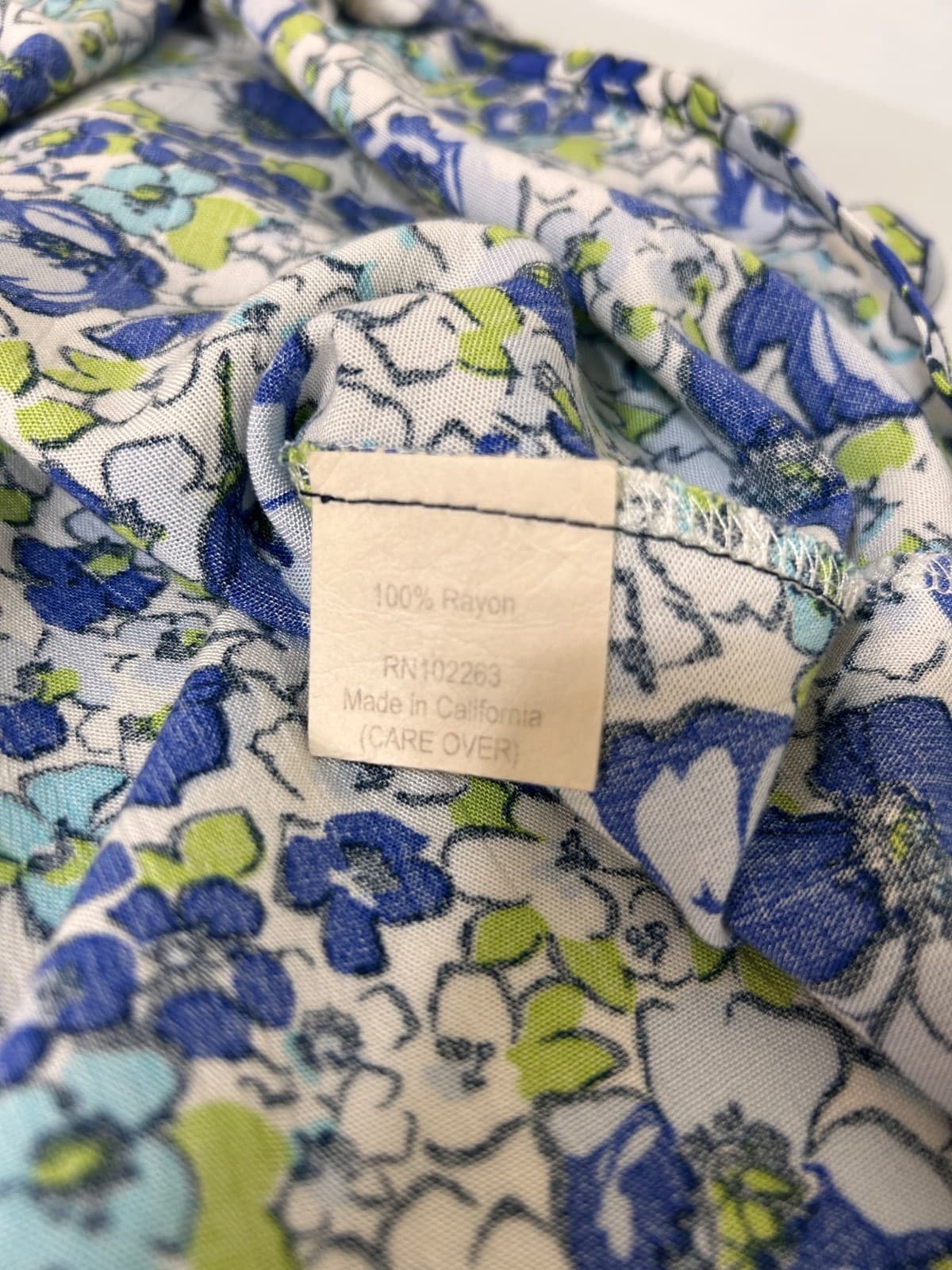 Vintage Loco Lindo Skirt Women's Size Large USA Floral Rayon A-Line 90s x - Thumbnail 7