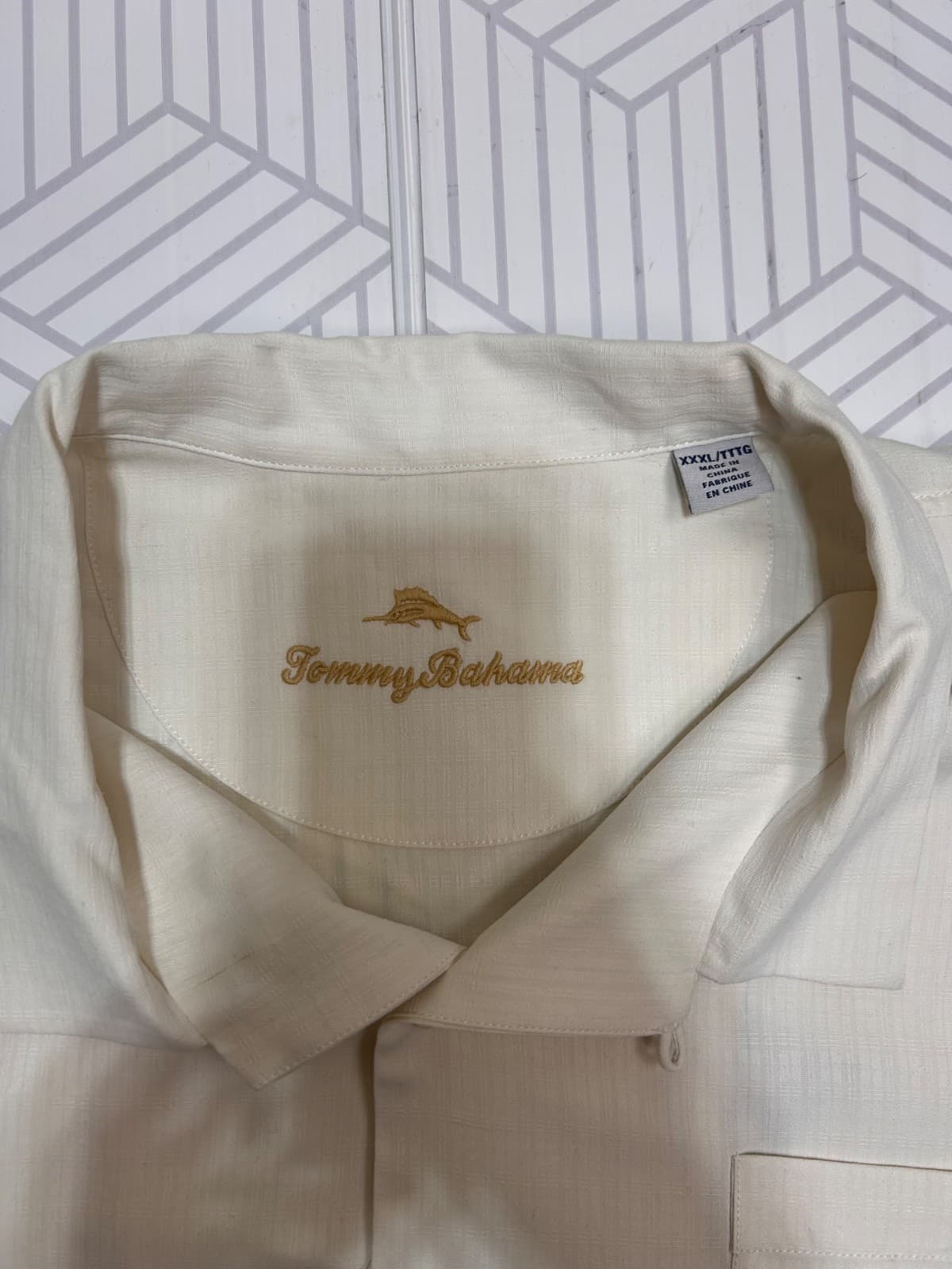Tommy Bahama Silk We Fish You Marlin Christmas Embroidered Shirt Men XXXL 3XL i - Thumbnail 9