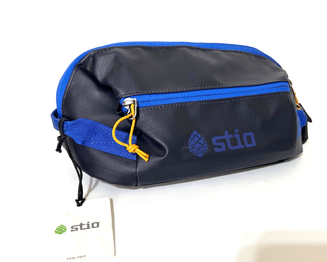 NWT Stio Basin Dopp Kit Toiletry Bag Travel Organizer Blue Ripstop Company Logo - Thumbnail 4