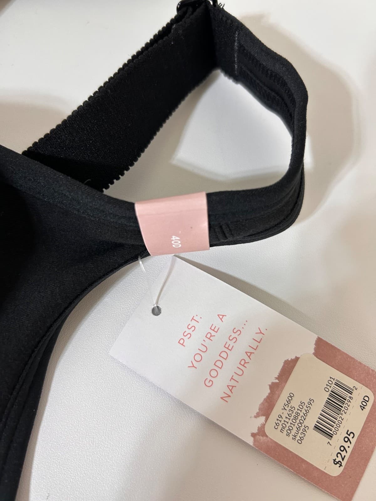 NWT Cacique Bra 40D Black Wireless Unlined Full Coverage Cotton - Thumbnail 6