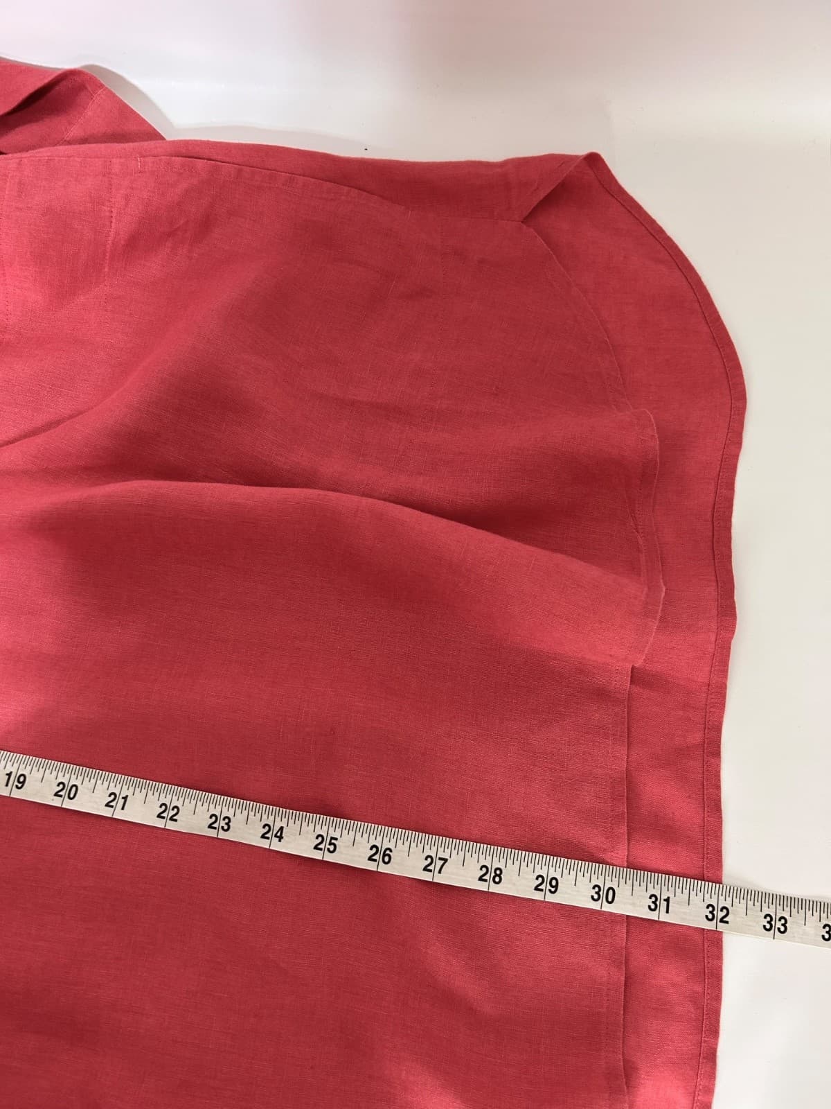 J. Jill Pink Clove Love Linen Long or Tab Sleeve Tunic Blouse Top Size 1X I - Thumbnail 5