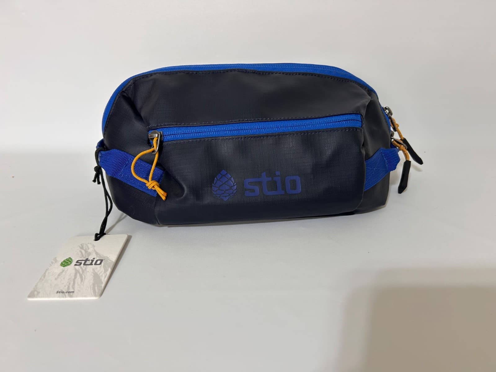 NWT Stio Basin Dopp Kit Toiletry Bag Travel Organizer Blue Ripstop Company Logo - Thumbnail 3