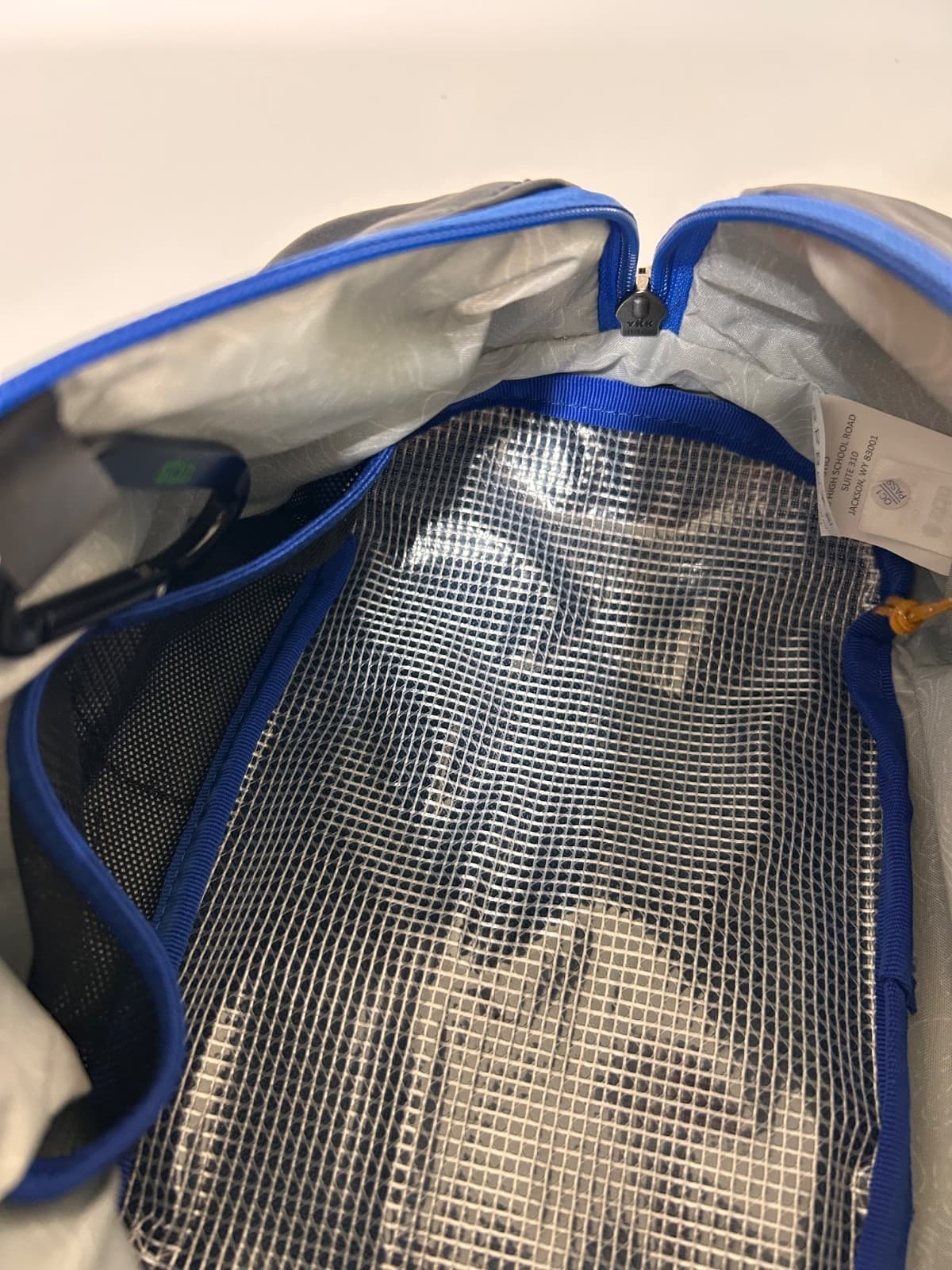 NWT Stio Basin Dopp Kit Toiletry Bag Travel Organizer Blue Ripstop Company Logo - Thumbnail 8