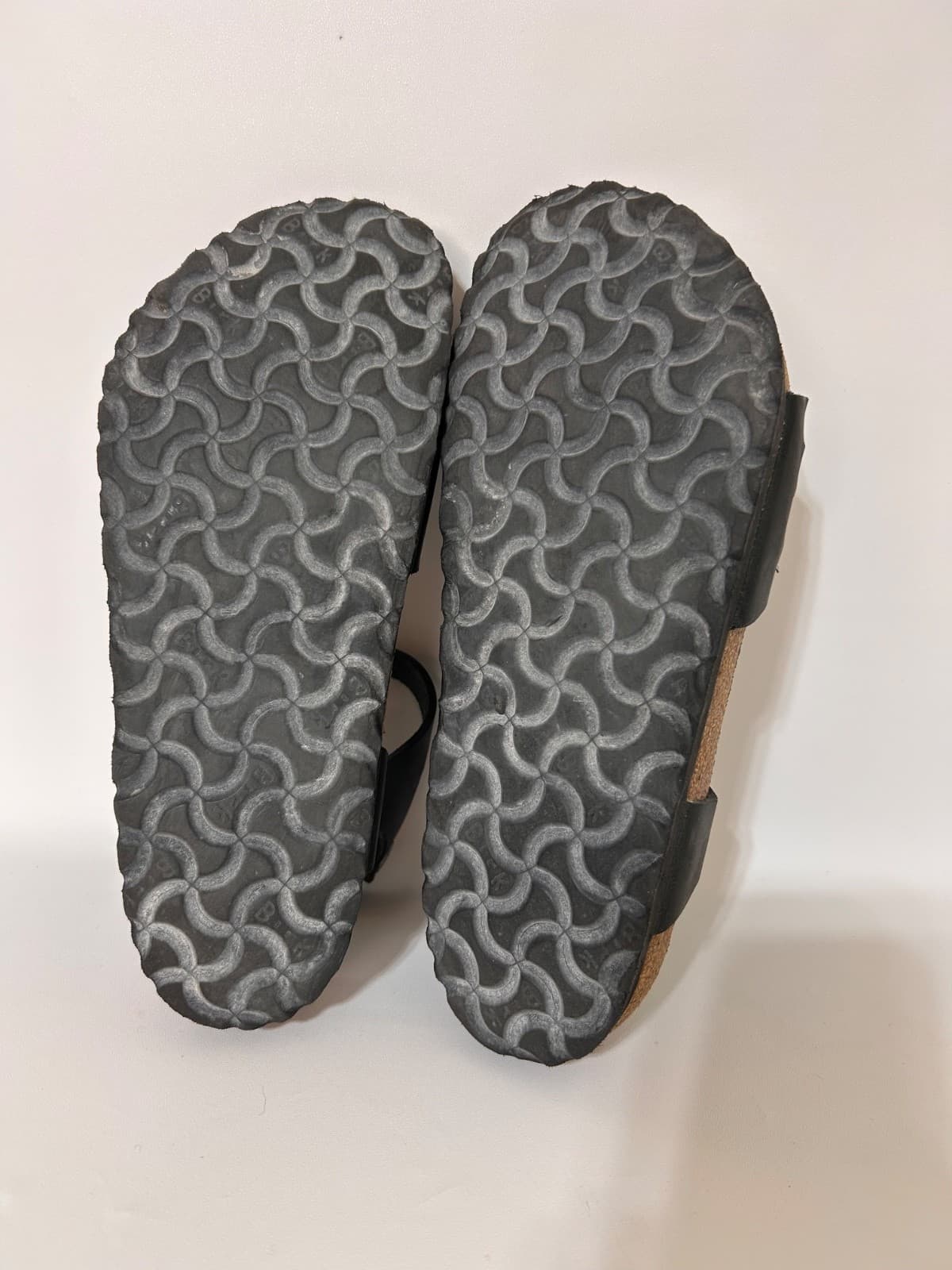 Birkenstock Bali Sandals Black Oiled Leather Slingback Strap Buckle size 37 W 6 - Thumbnail 4