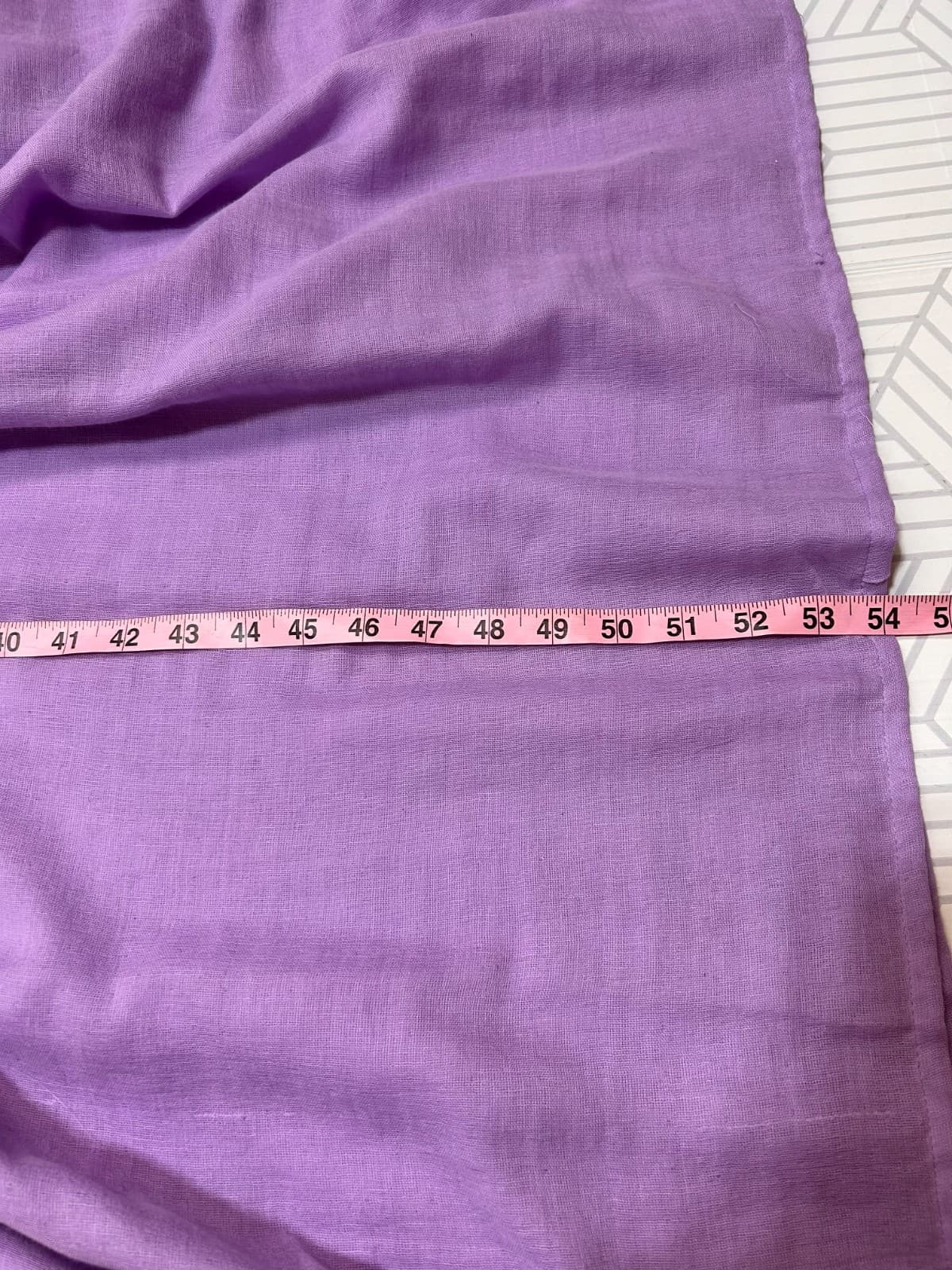 $199 Daughters of India Kyra Maxi / Midi Dress XXL Lilac Gauze Boho Hand Dyed c - Thumbnail 8