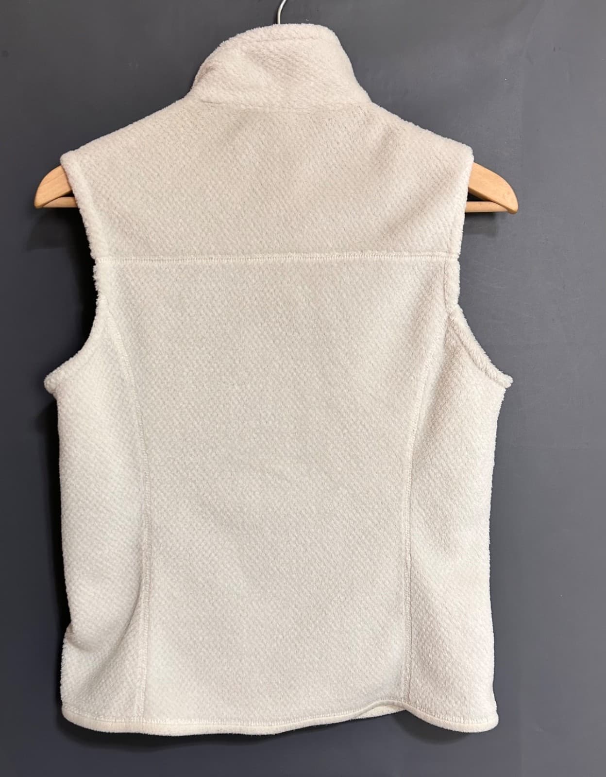 Patagonia Women's size Medium Fleece Vest Full Zip Raw Linen Jacket I - Thumbnail 4