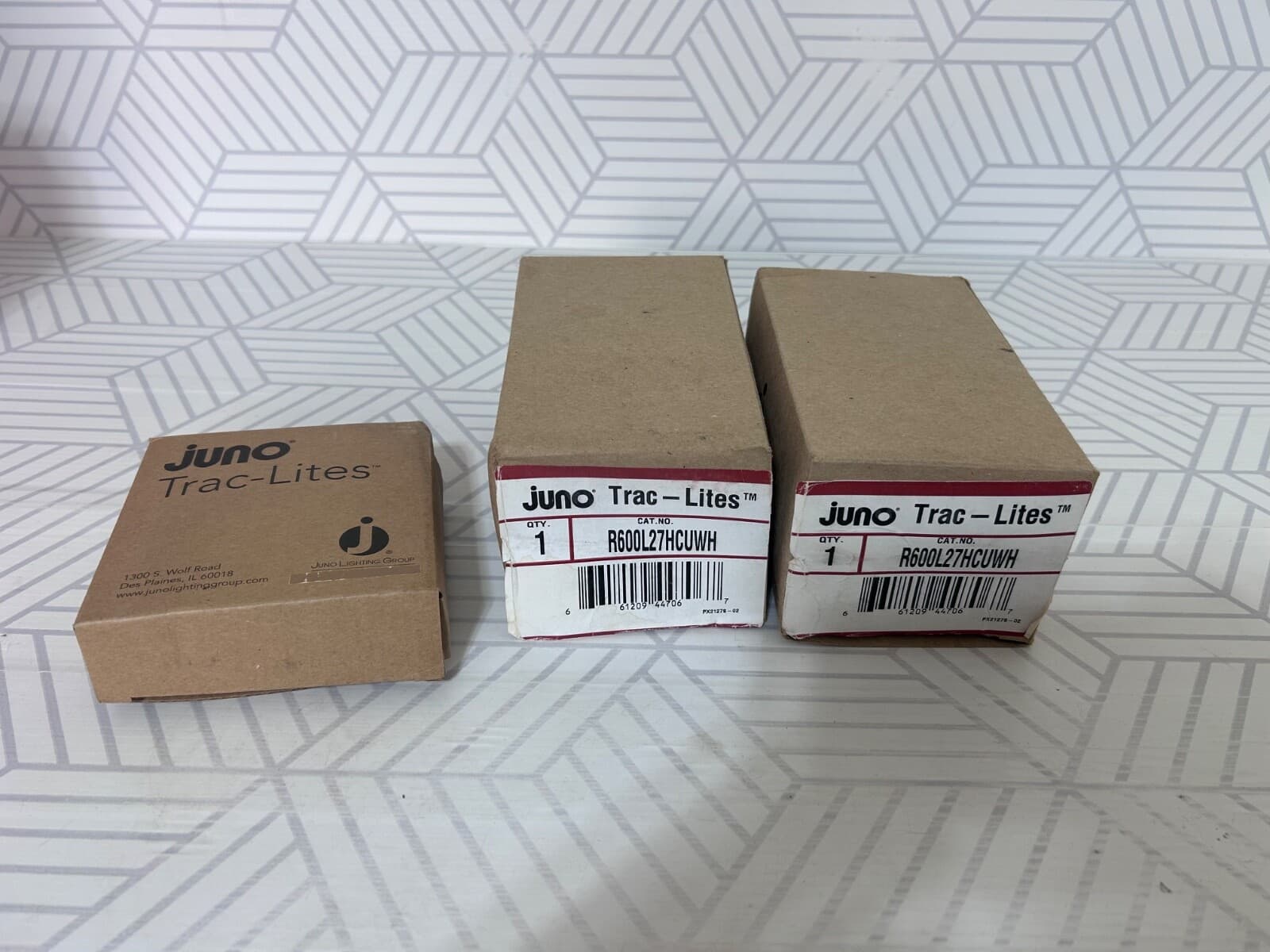 Juno R600L Trac-Lites Lot 2 Lights 2700K Color Temperature White - Thumbnail 2