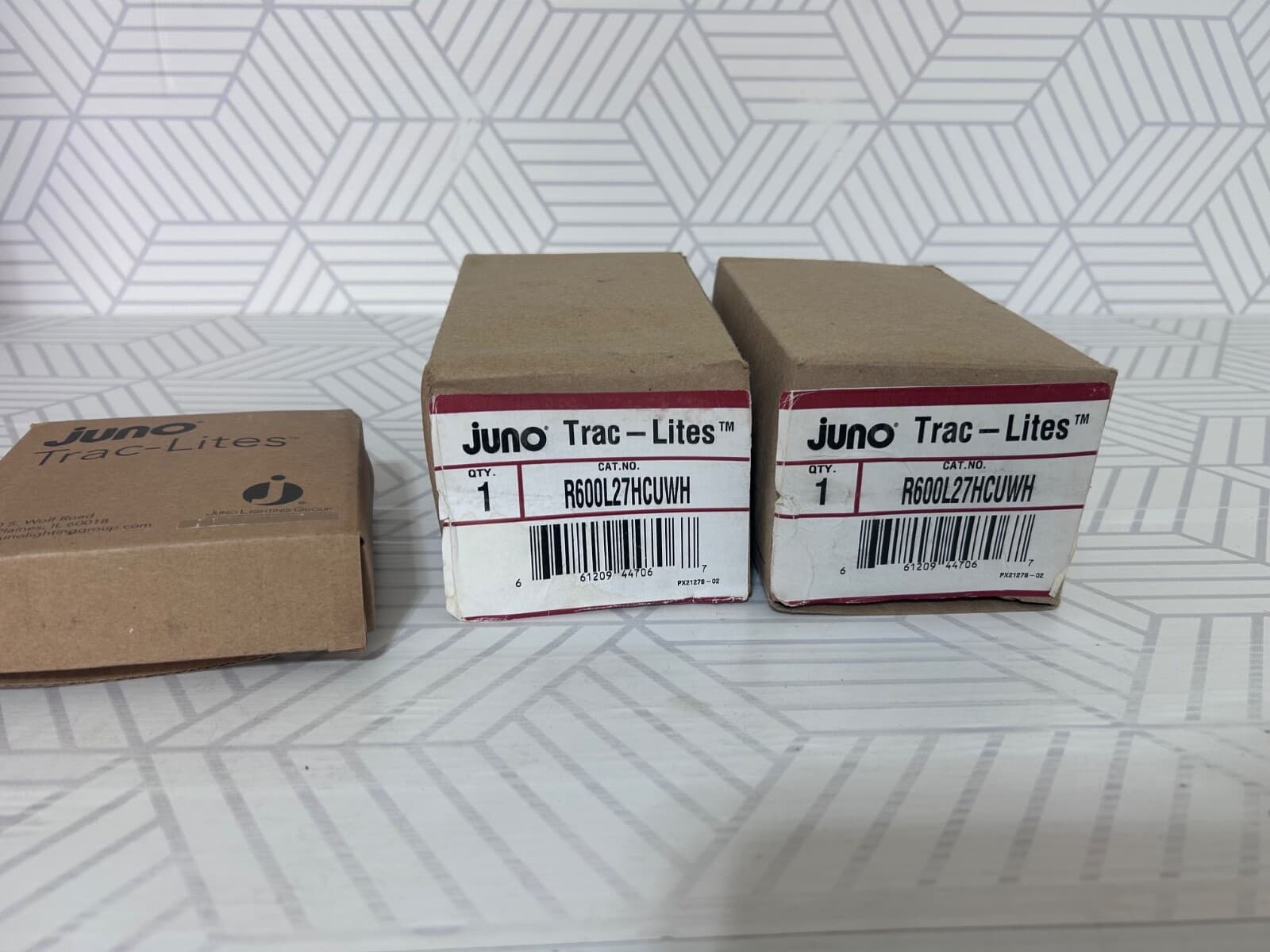Juno R600L Trac-Lites Lot 2 Lights 2700K Color Temperature White - Thumbnail 5