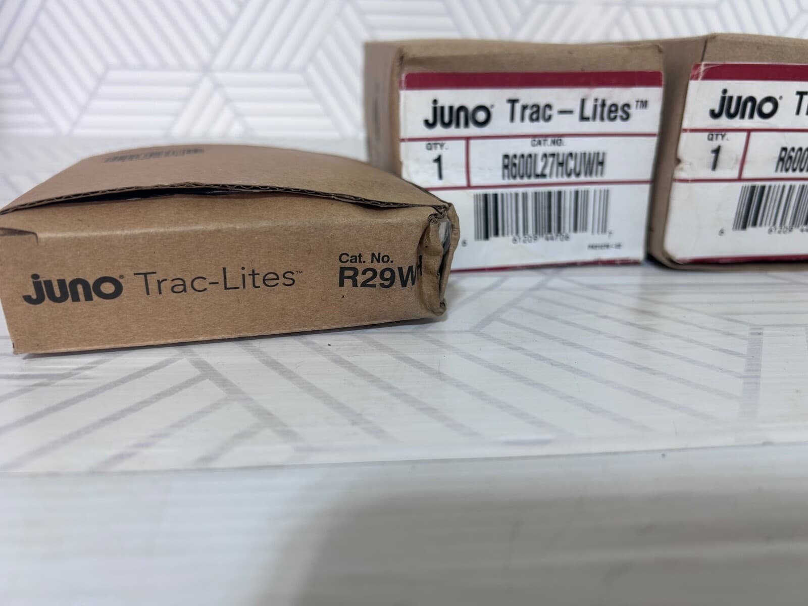 Juno R600L Trac-Lites Lot 2 Lights 2700K Color Temperature White - Thumbnail 6