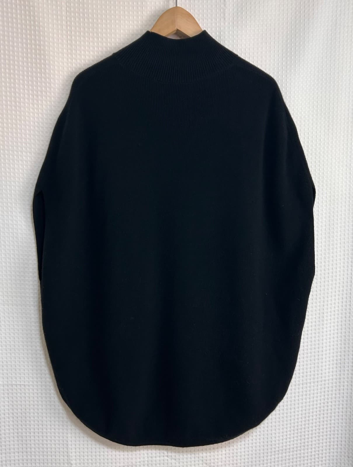 COS Women's Size M Oversized Wool Alpaca Sleeveless Sweater Mock Vest Poncho i - Thumbnail 2