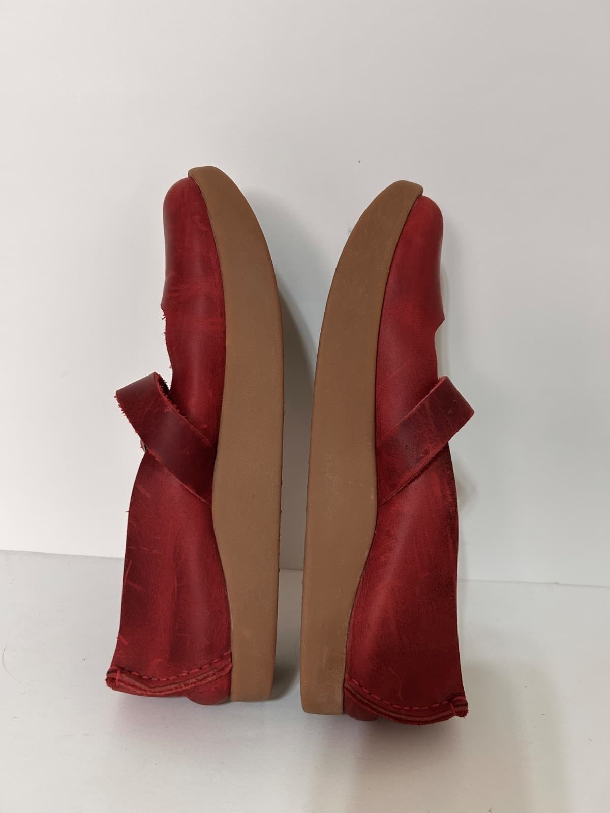 Yogi Womens size 7 Shoes Sharpe Leather Scarlet Red Mary Janes - Thumbnail 8