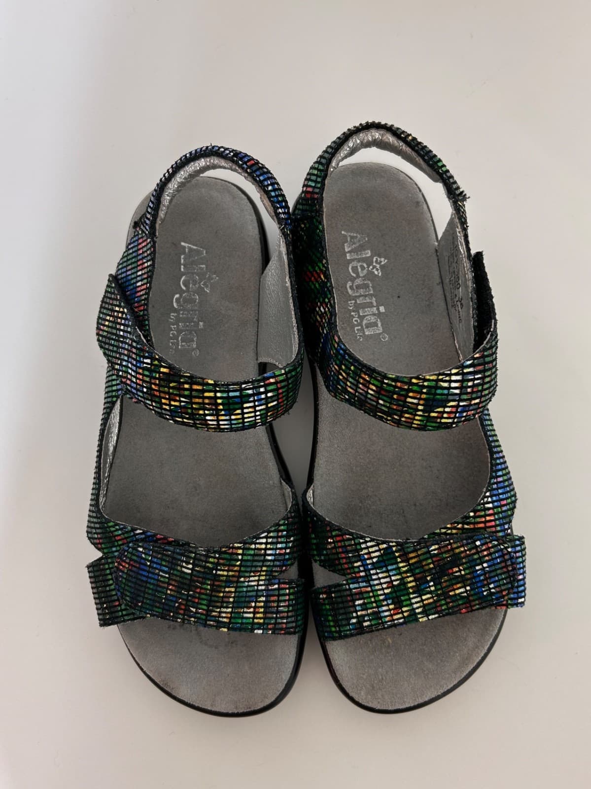 Alegria US 8 EU 38 Joy 360 Multi-Color Leather Sandals Open Toe Shoes - Thumbnail 10