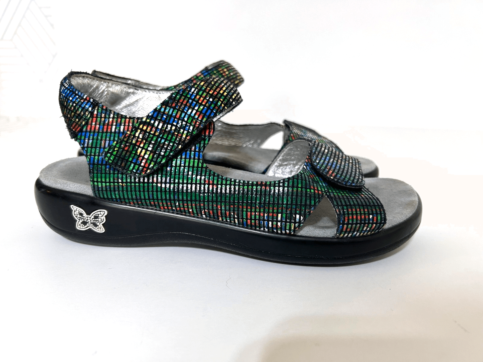 Alegria US 8 EU 38 Joy 360 Multi-Color Leather Sandals Open Toe Shoes - Thumbnail 2