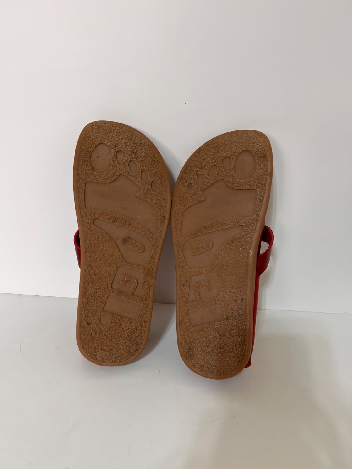 Yogi Womens size 7 Shoes Sharpe Leather Scarlet Red Mary Janes - Thumbnail 7