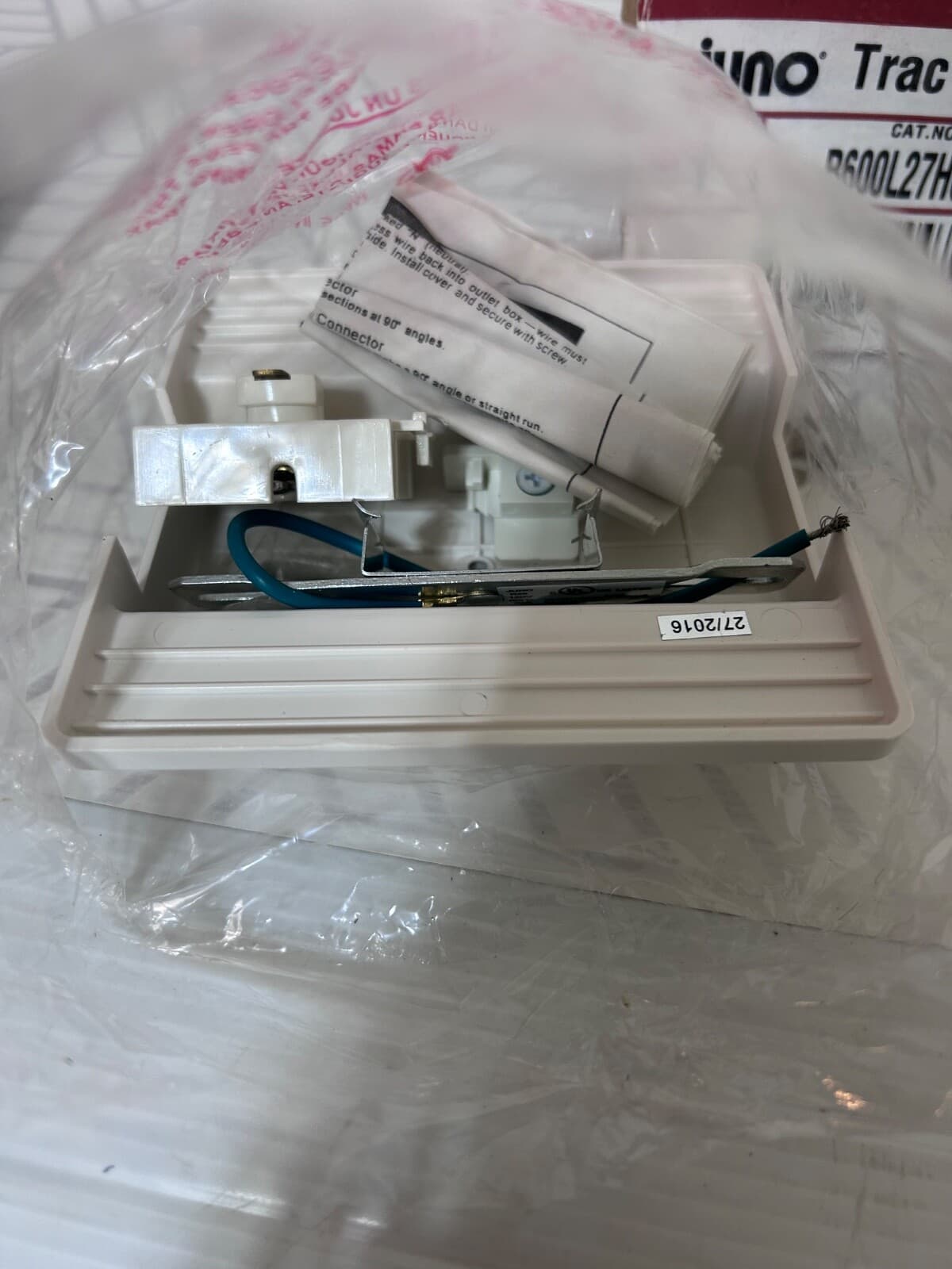 Juno R600L Trac-Lites Lot 2 Lights 2700K Color Temperature White - Thumbnail 7