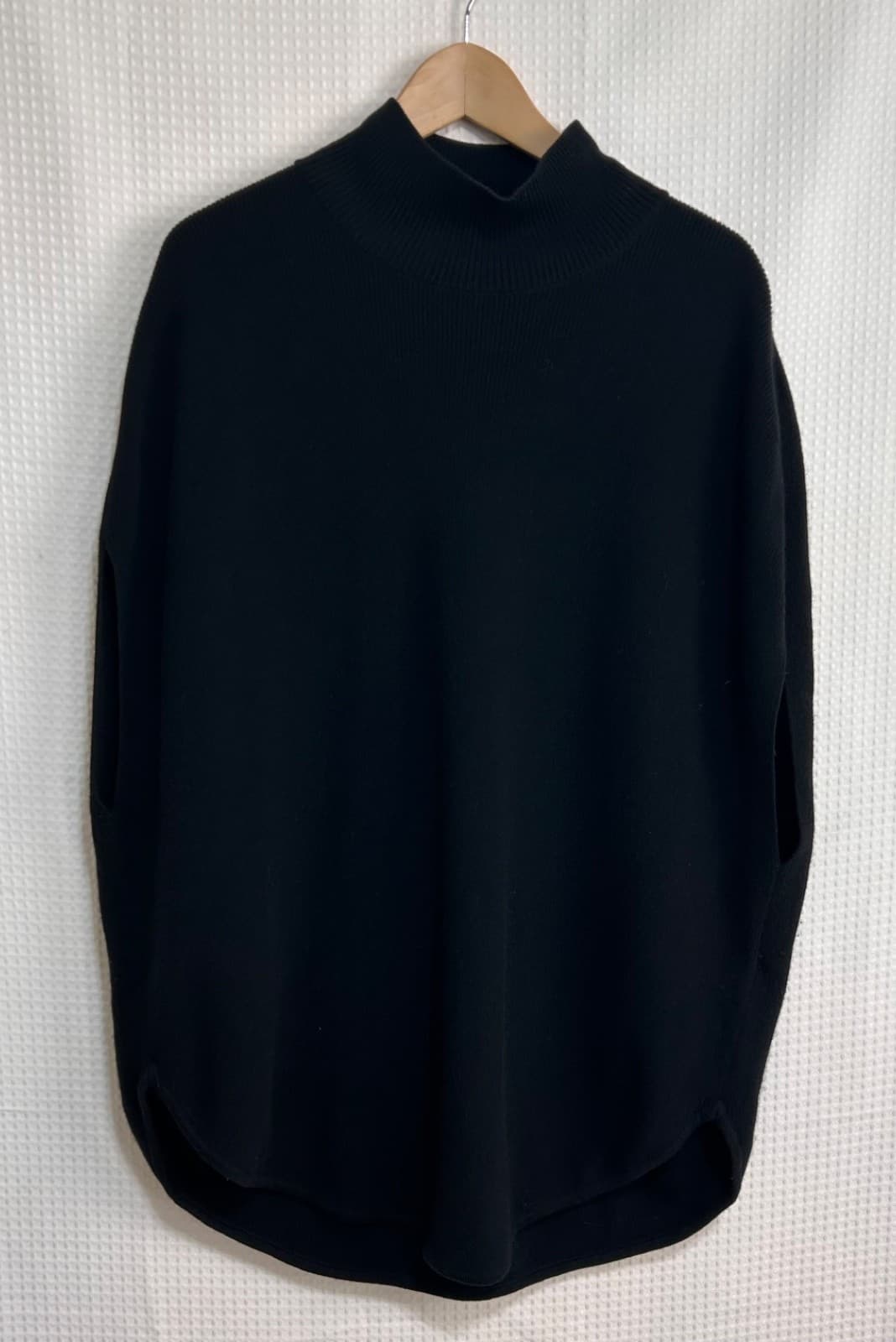 COS Women's Size M Oversized Wool Alpaca Sleeveless Sweater Mock Vest Poncho i - Thumbnail 9