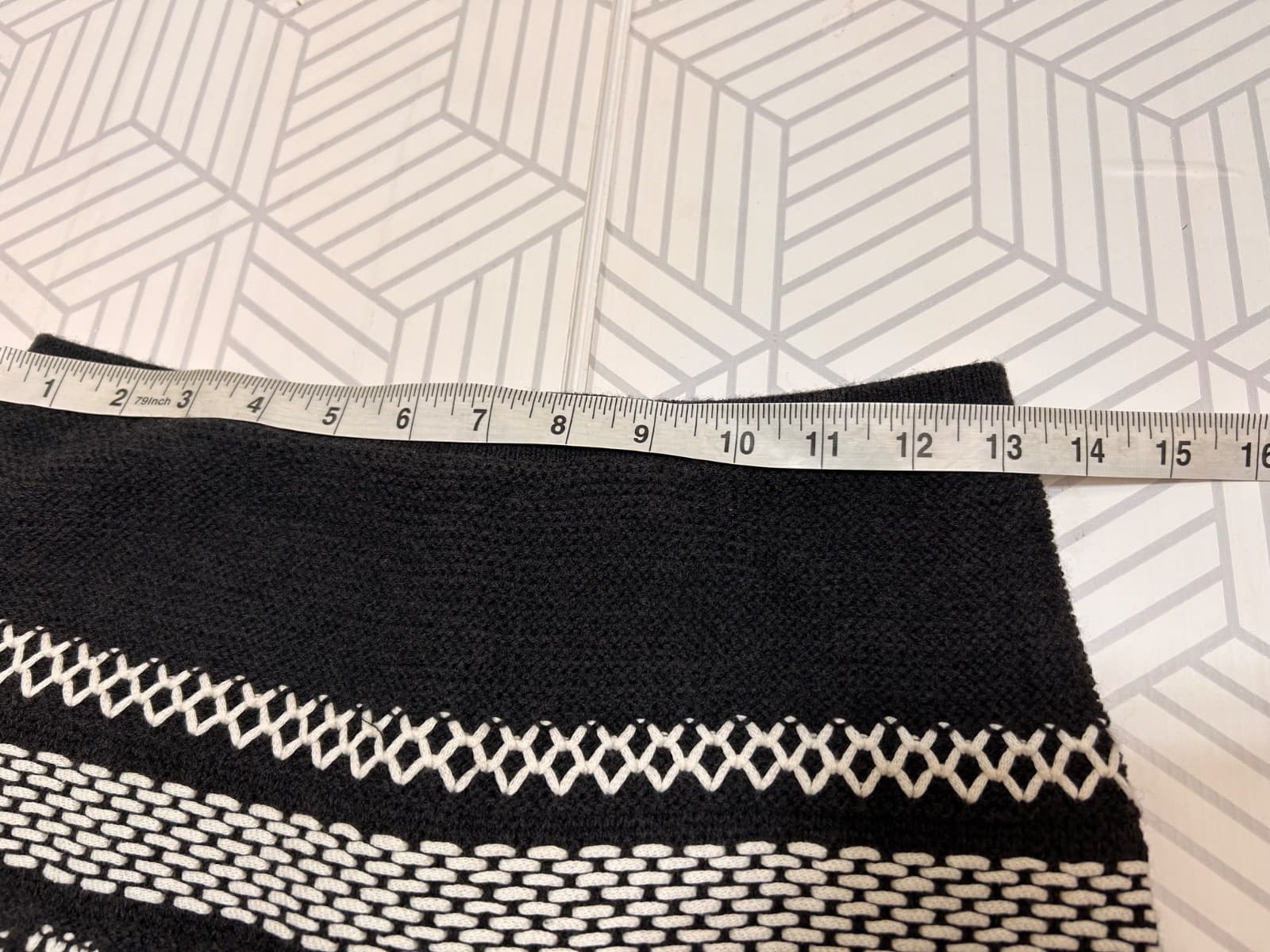 Anthropologie MOTH Mavis Knit Pencil Skirt Size M Wool Cotton - Thumbnail 10