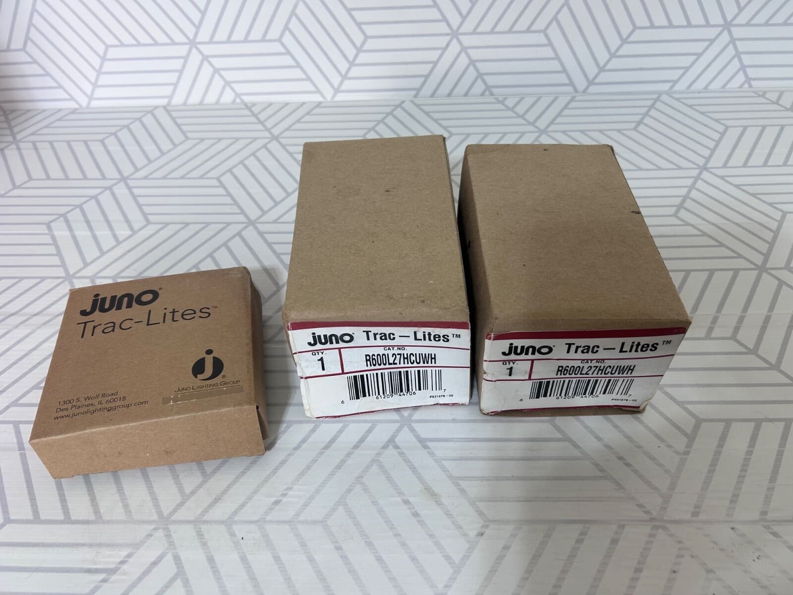 Juno R600L Trac-Lites Lot 2 Lights 2700K Color Temperature White - Thumbnail 4