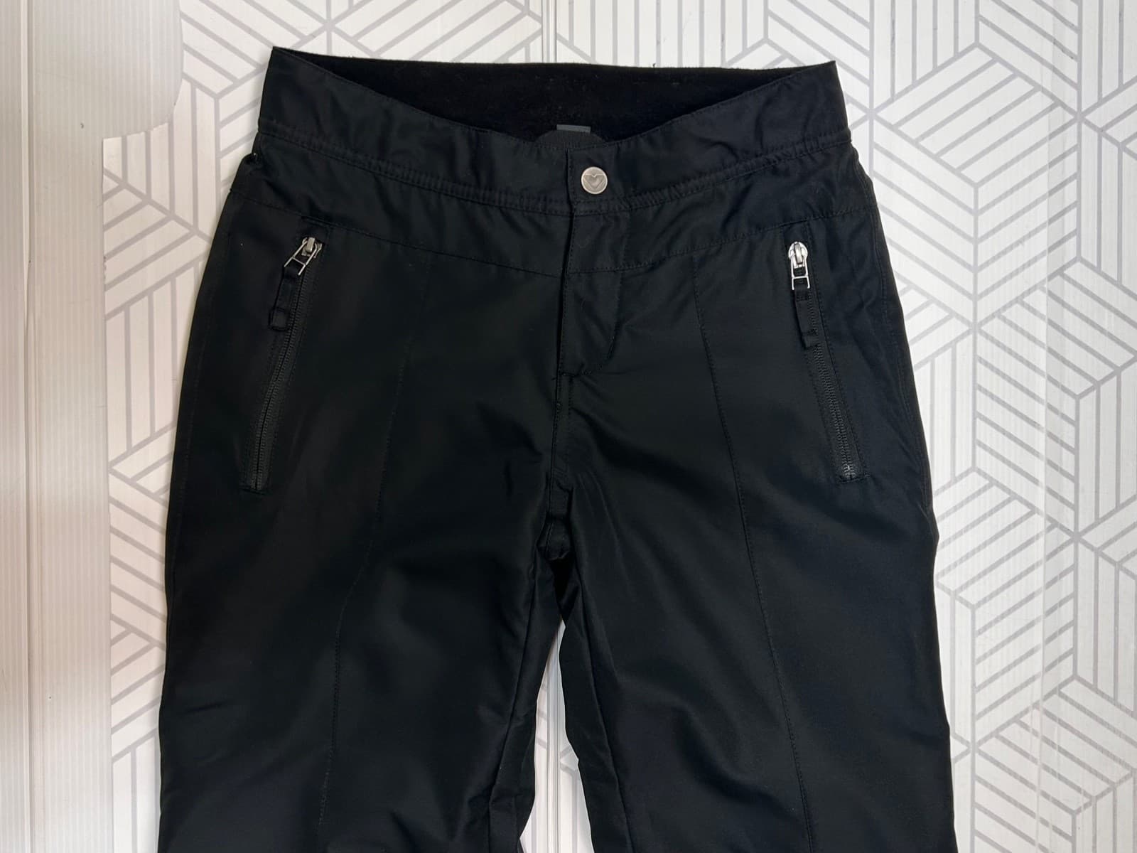 Obermeyer Kids Ski Snowboard Pants Black M 10–12 Waterproof Insulated Warm EWS c - Thumbnail 11