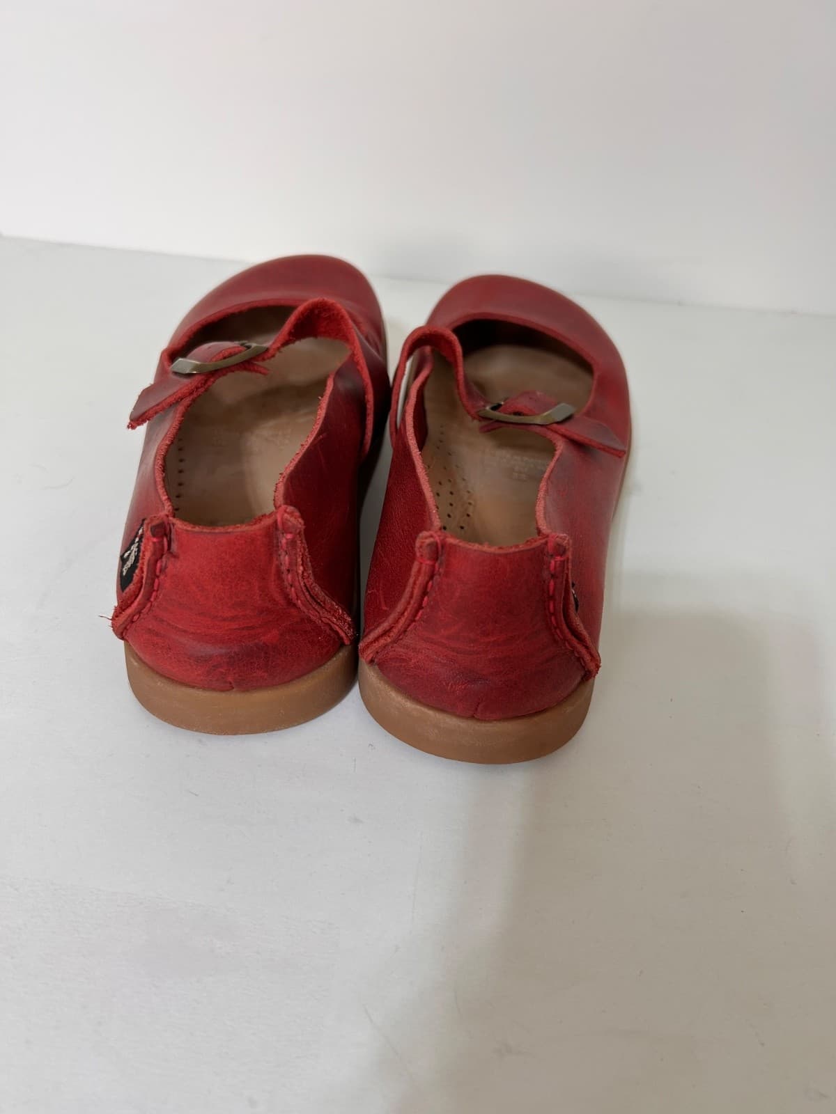 Yogi Womens size 7 Shoes Sharpe Leather Scarlet Red Mary Janes - Thumbnail 13