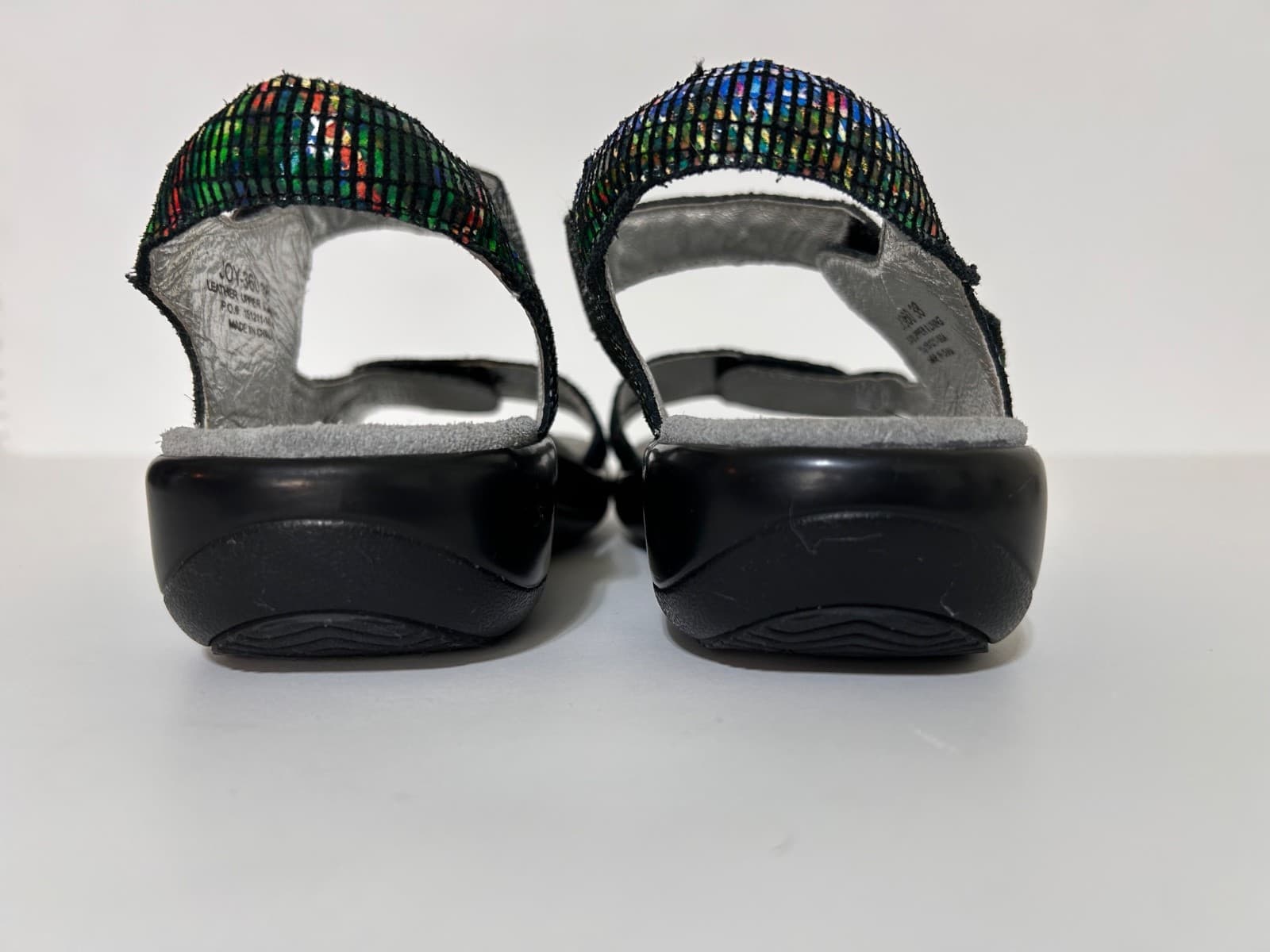 Alegria US 8 EU 38 Joy 360 Multi-Color Leather Sandals Open Toe Shoes - Thumbnail 6