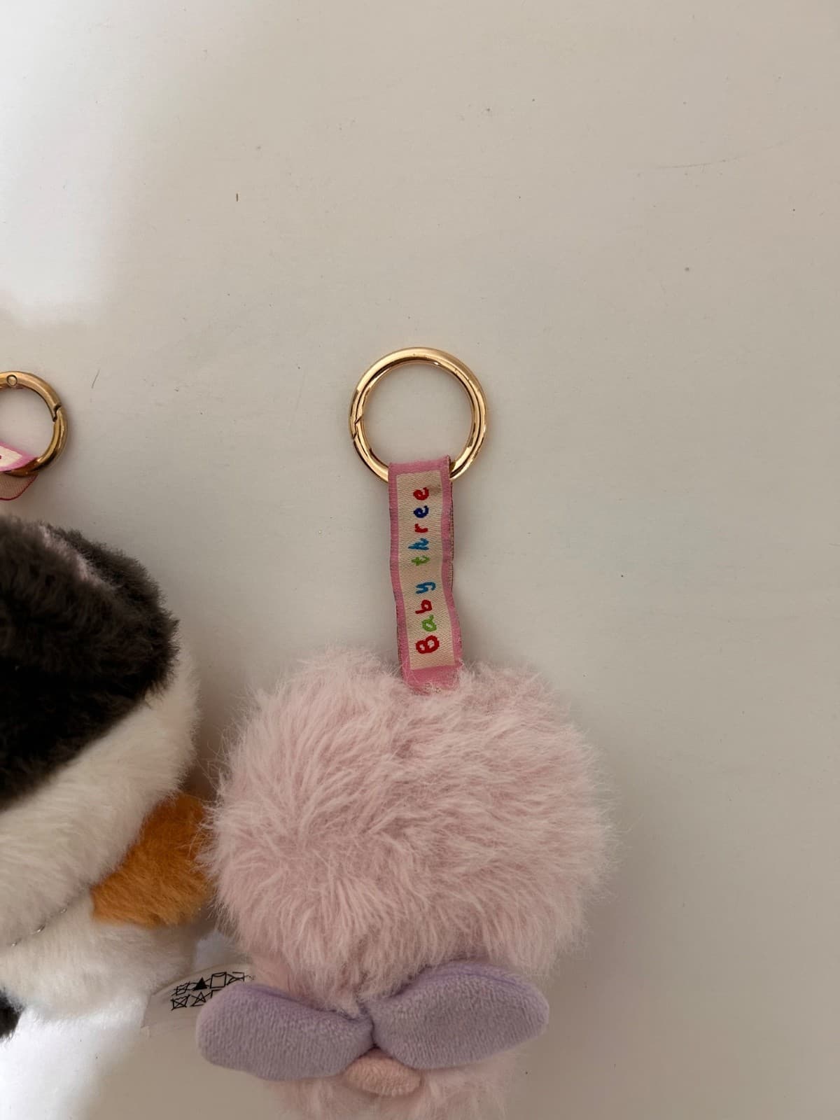 Baby Three Lot 3 Plush Pendant Bundle Professional Dreamer Calico Cat Cupid - Thumbnail 5
