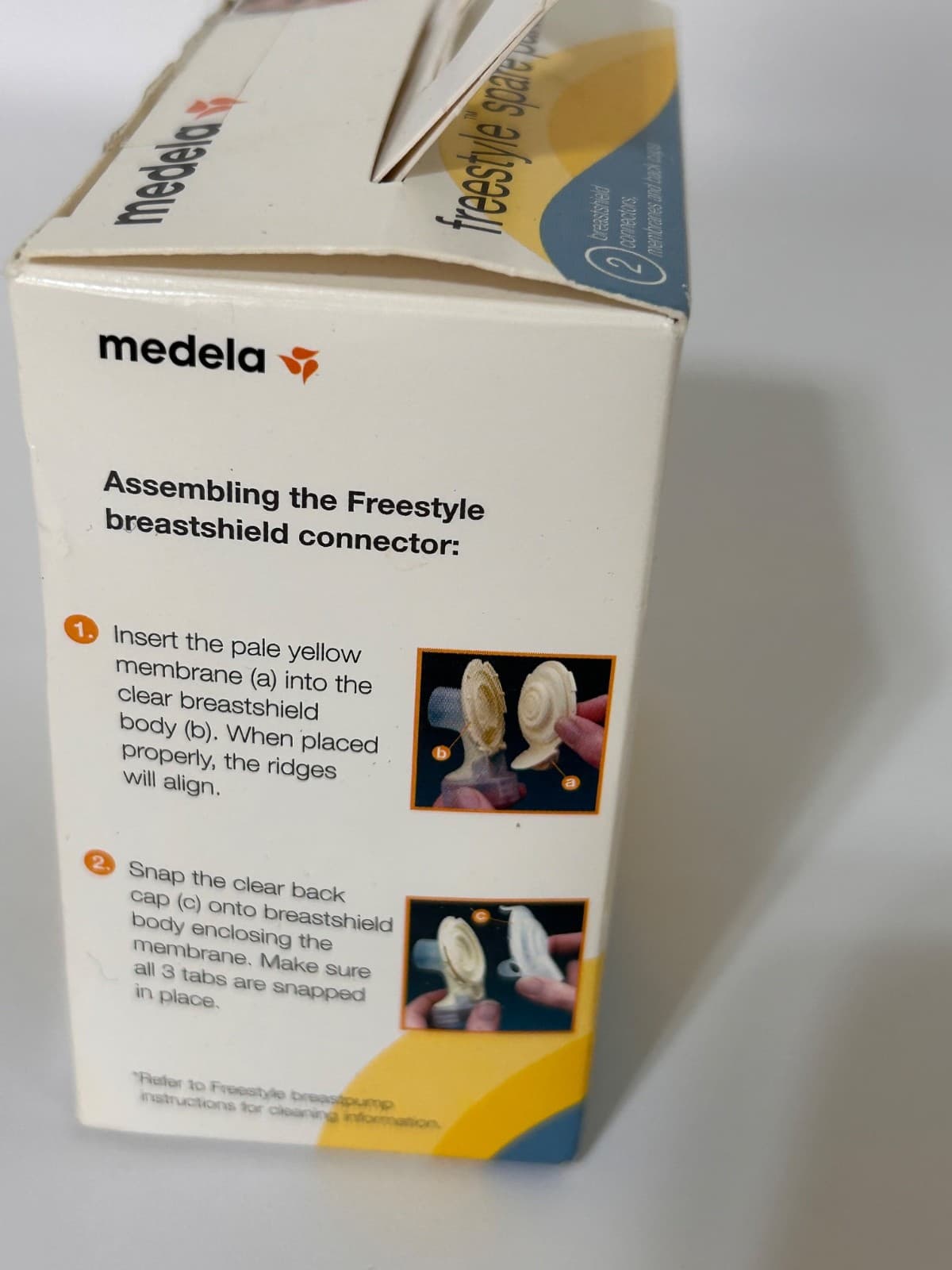 Medela Freestyle Spare Parts Kit 67061 NIB sealed for Freestyle Breastpump USA - Thumbnail 3