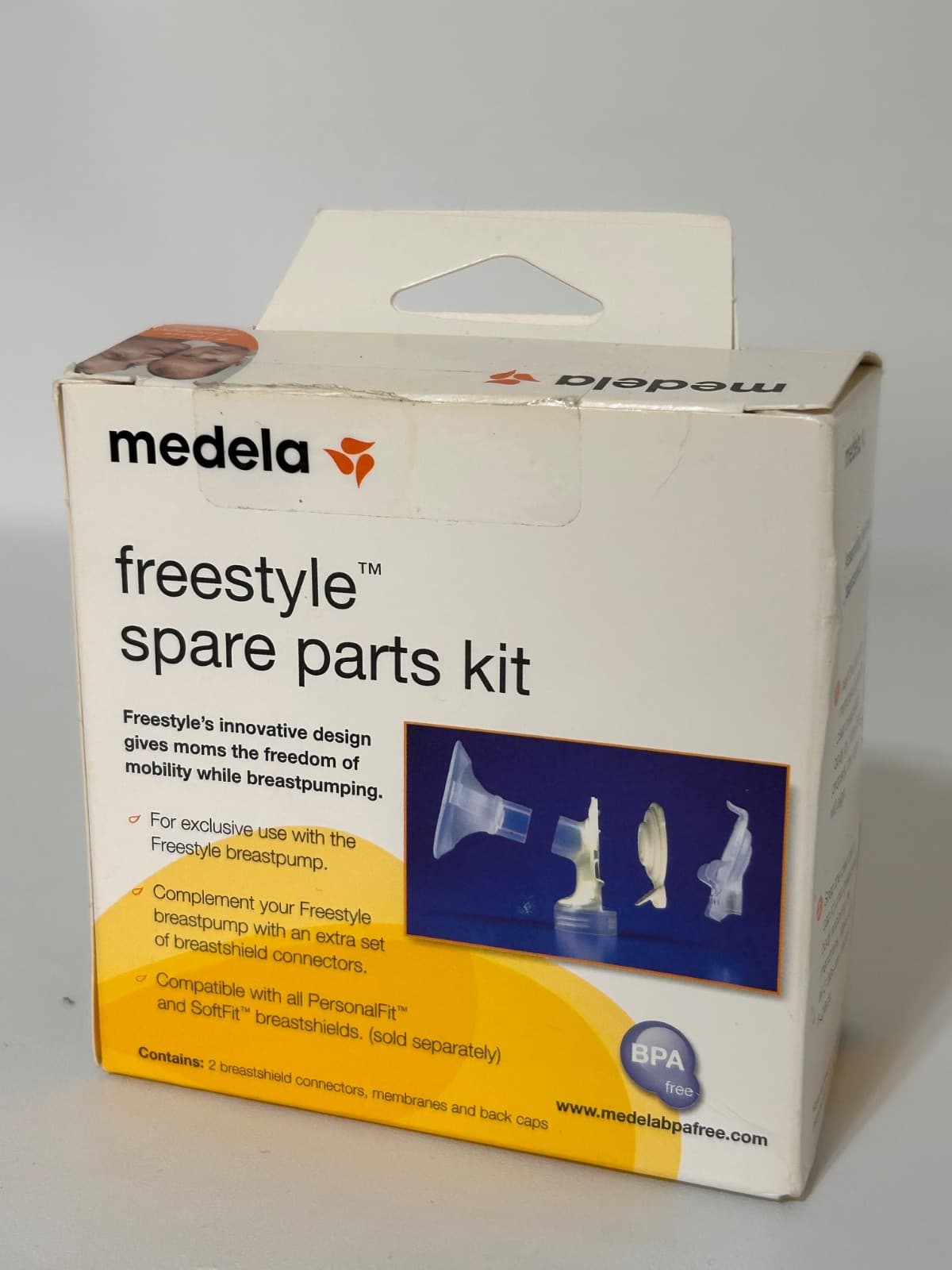 Medela Freestyle Spare Parts Kit 67061 NIB sealed for Freestyle Breastpump USA - Thumbnail 2
